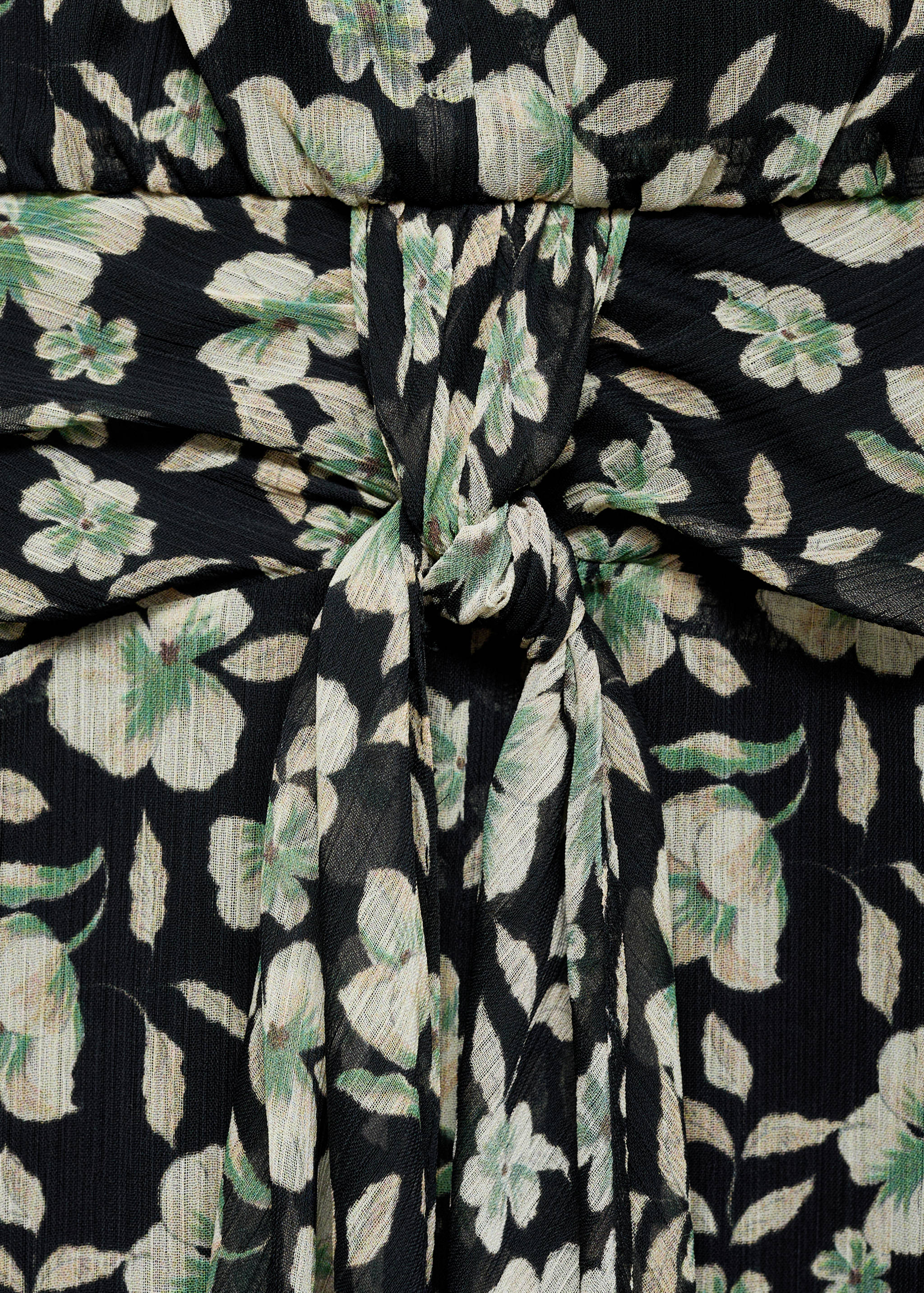 Chiffonkleid mit Blumenmuster - Detail des Artikels 8