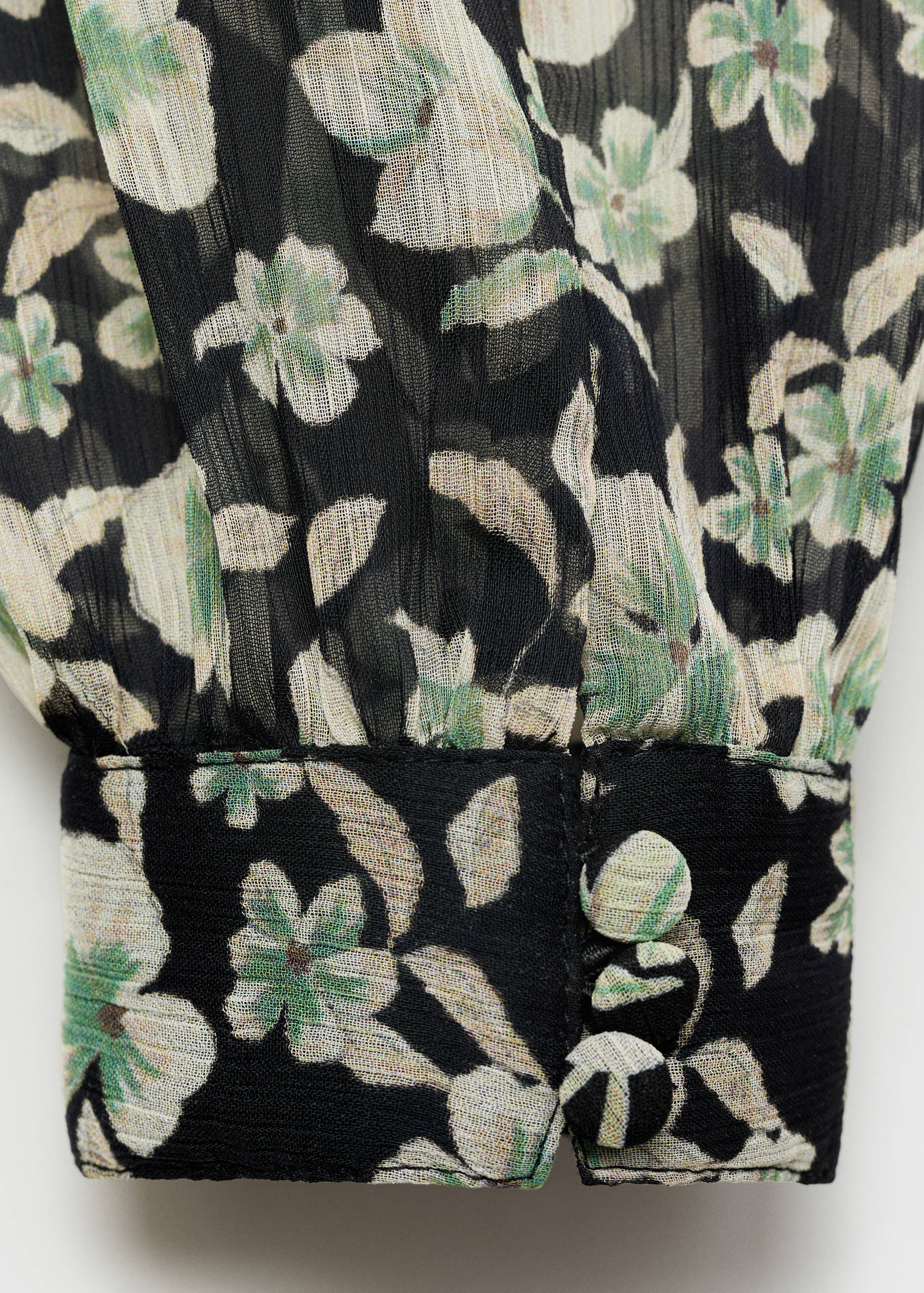 Chiffonkleid mit Blumenmuster - Detail des Artikels 0