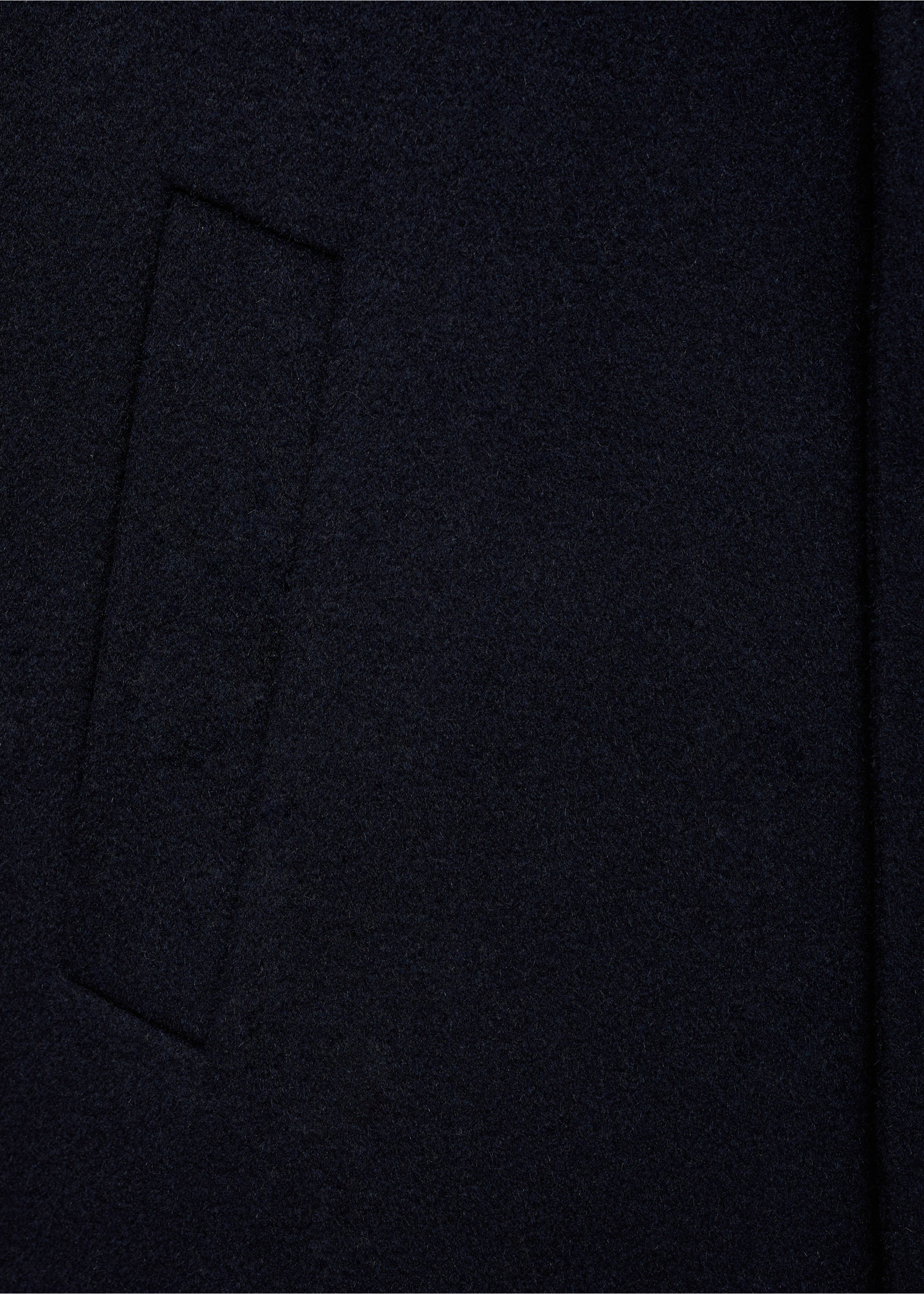 Manteau fait main laine - Détail de l'article 0, Bleu marine foncé. Ref: 77037913-00.