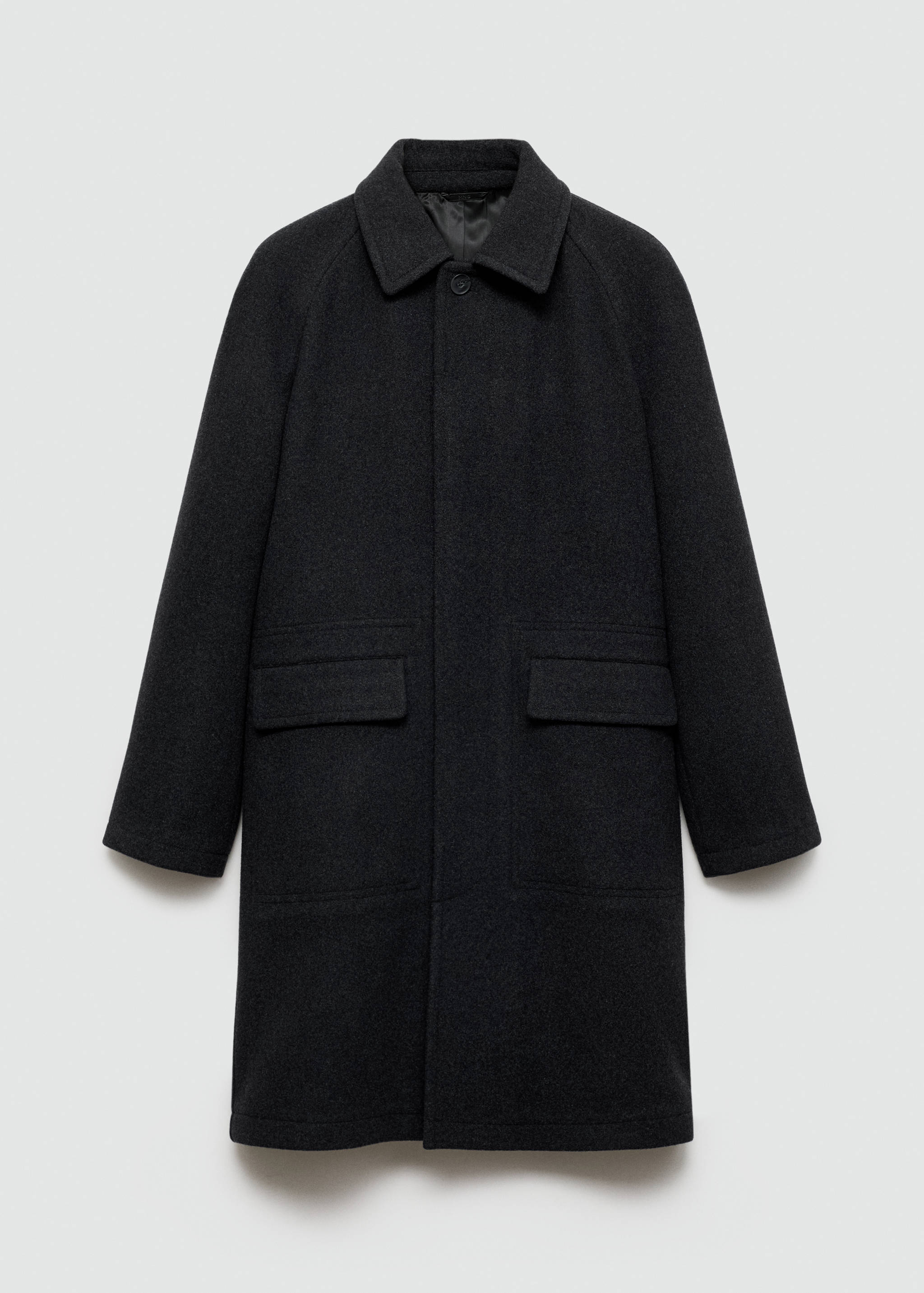 Pocketed wool coat - Article without model