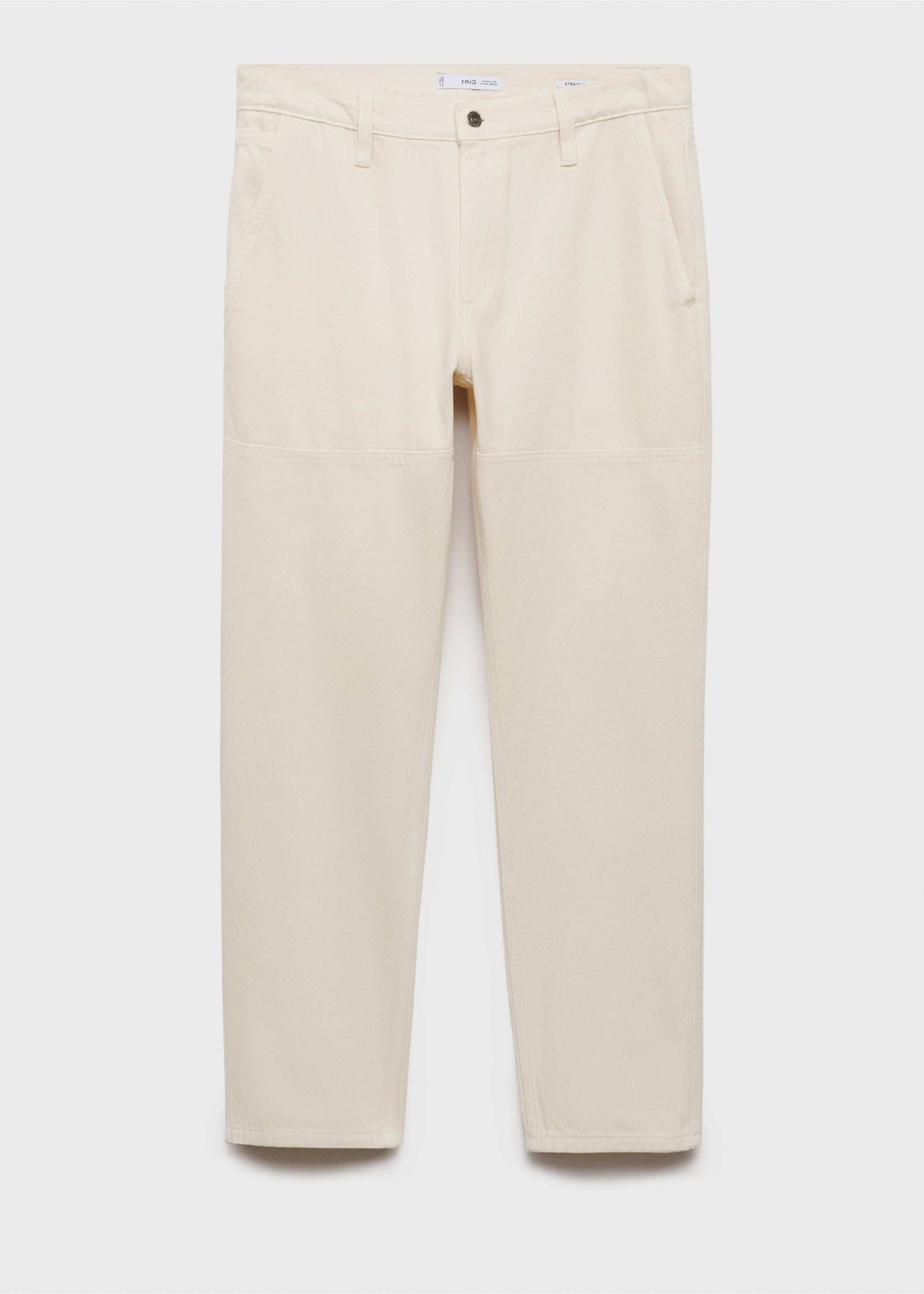 Jeans regular fit detalle costura - Artículo sin modelo, Crudo. Ref: 77037915-00.