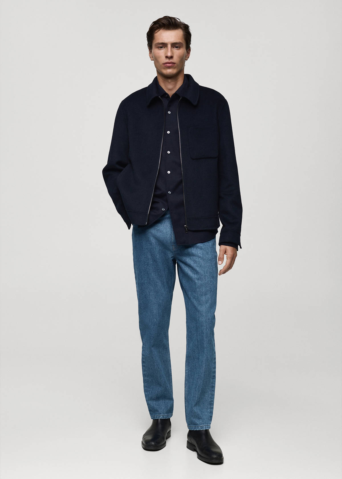 Slim-fit jeans in medium wash