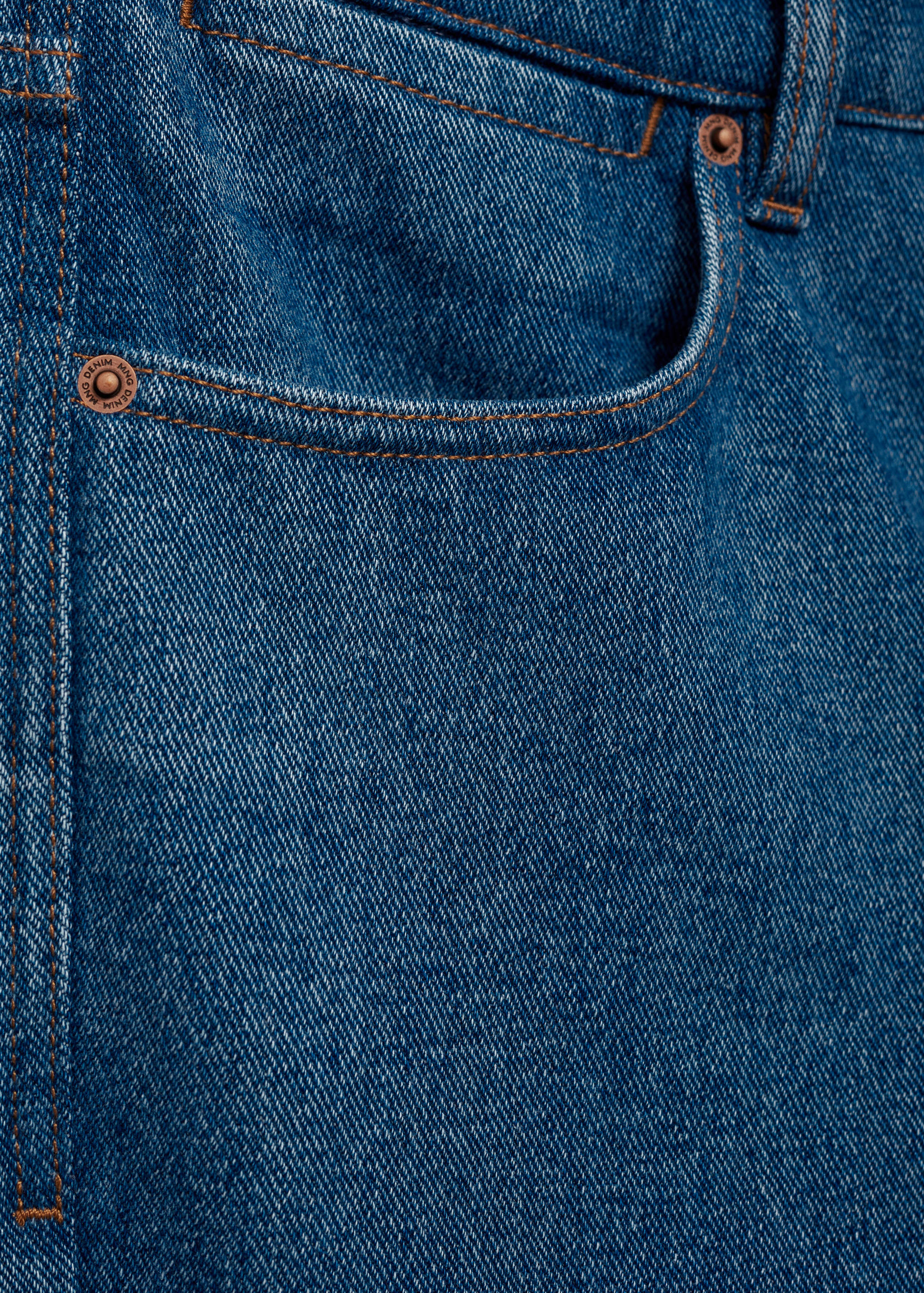 Calças de ganga slim fit com lavagem média - Pormenor do artigo 0