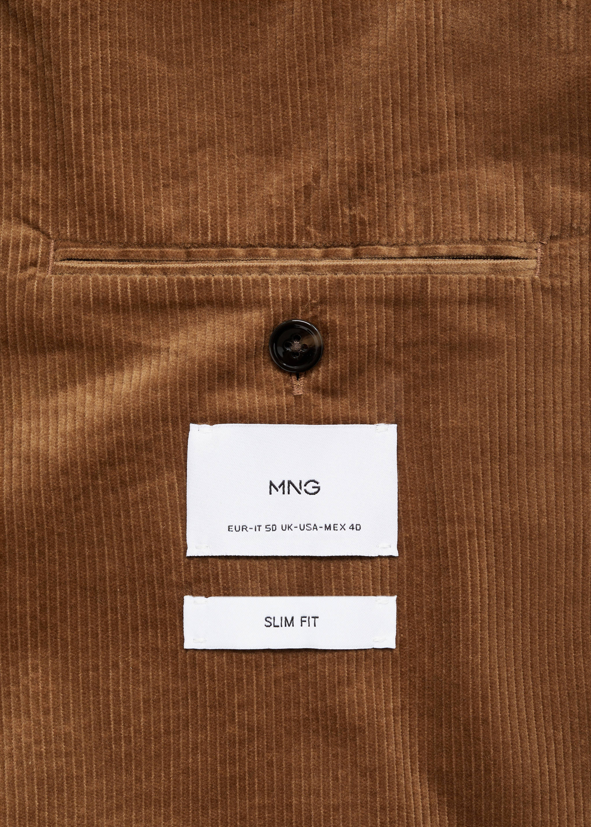 Americana slim fit pana - Detalle del artículo 0