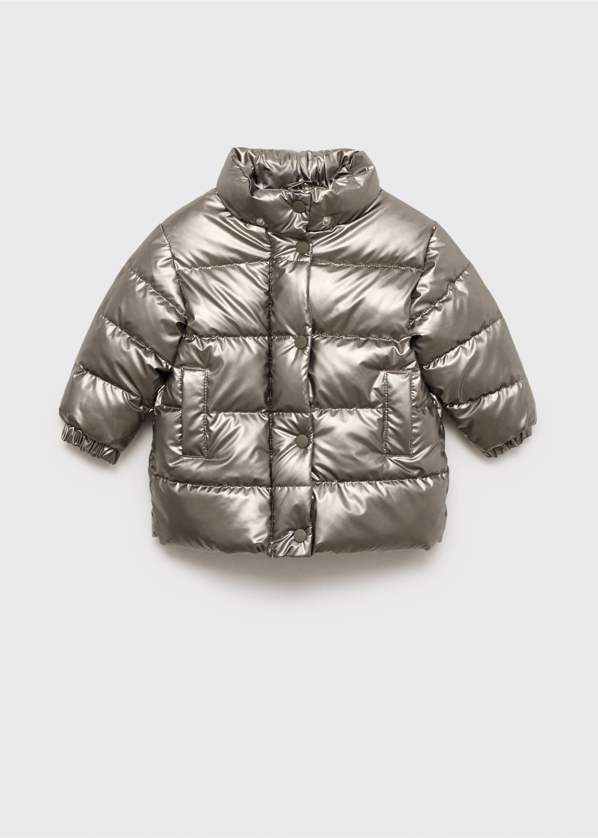 Wasserabweisende Steppjacke - Detail des Artikels 8, Silber. Ref: 77037923-00.