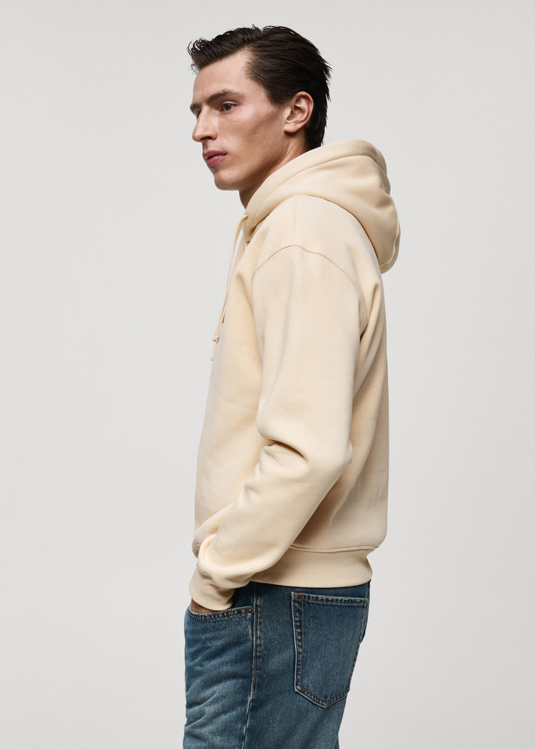 Sweatshirt bomull tryckt text - Detaljer om artikeln 2