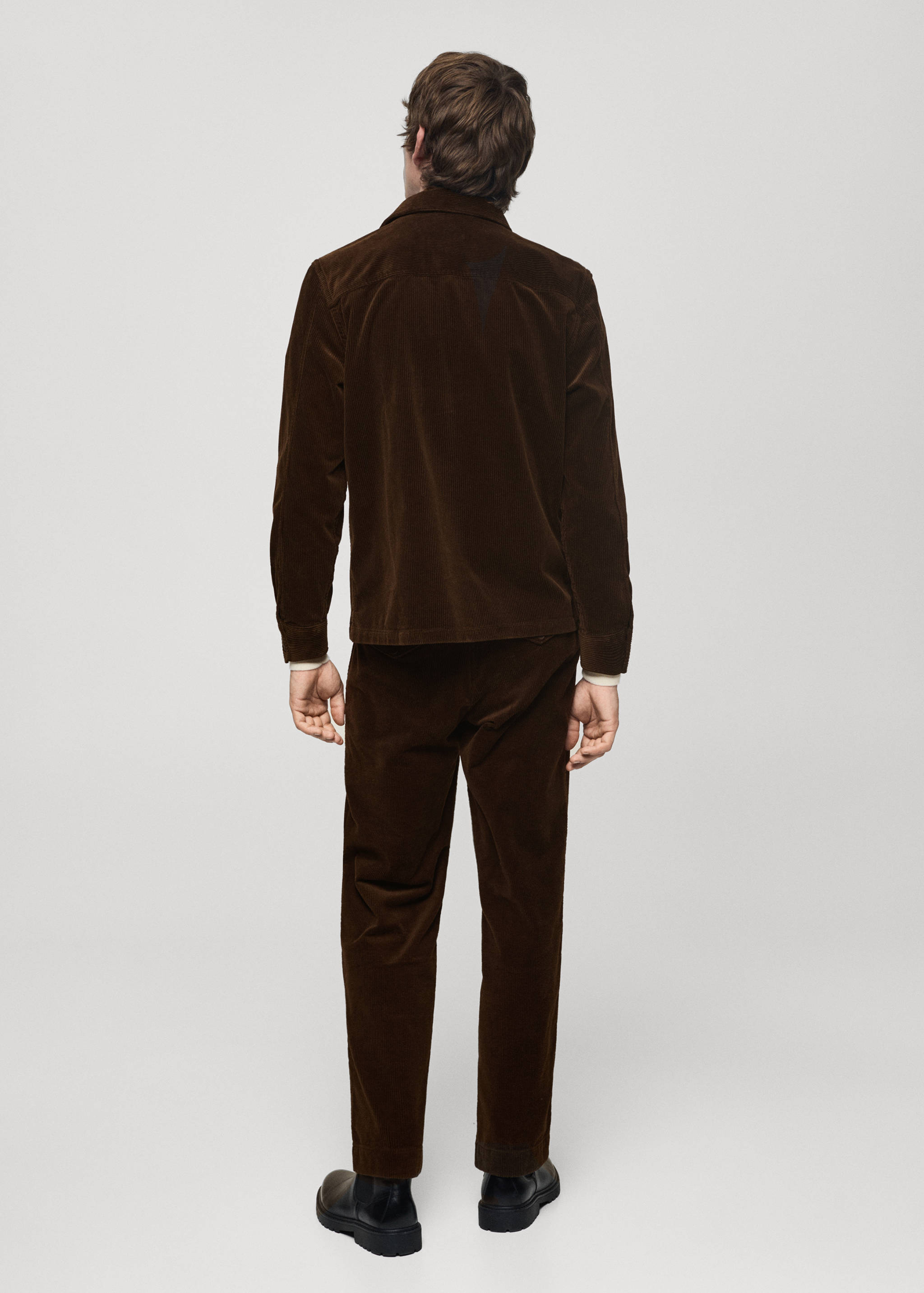 Overhemdjas met zakken - Achterkant van het artikel