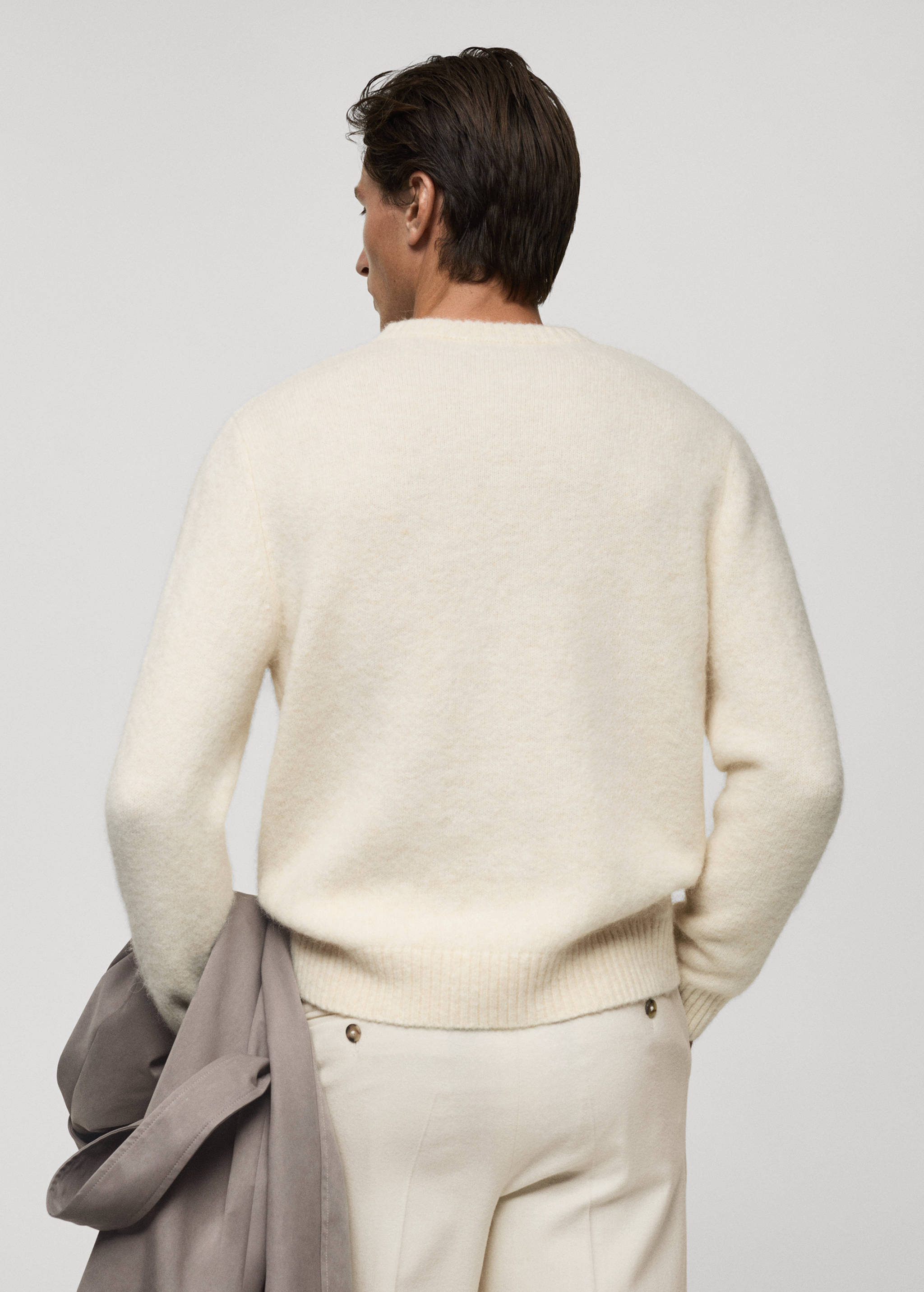 Camisola com mistura de lã e alpaca - Verso do artigo