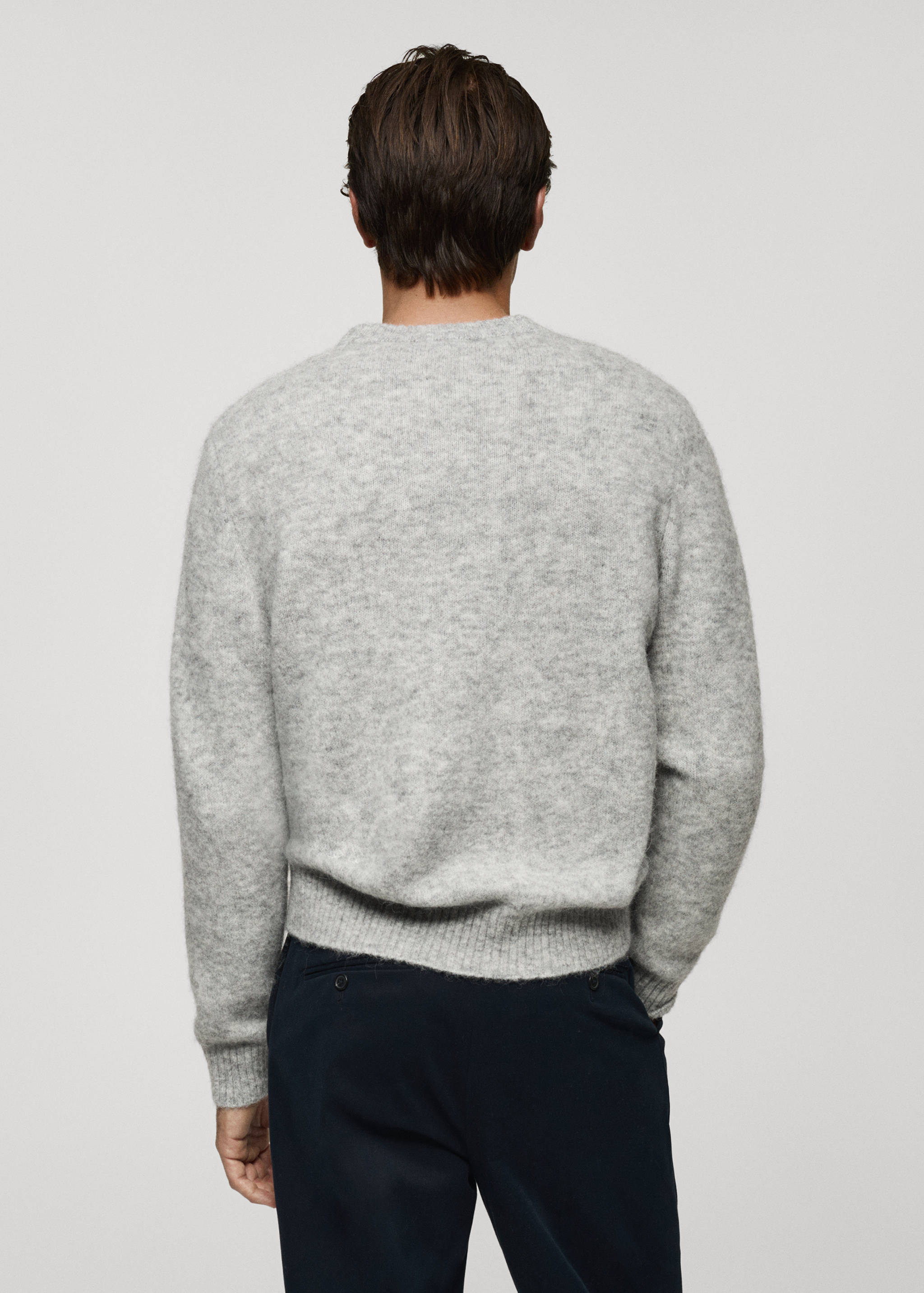 Camisola com mistura de lã e alpaca - Verso do artigo