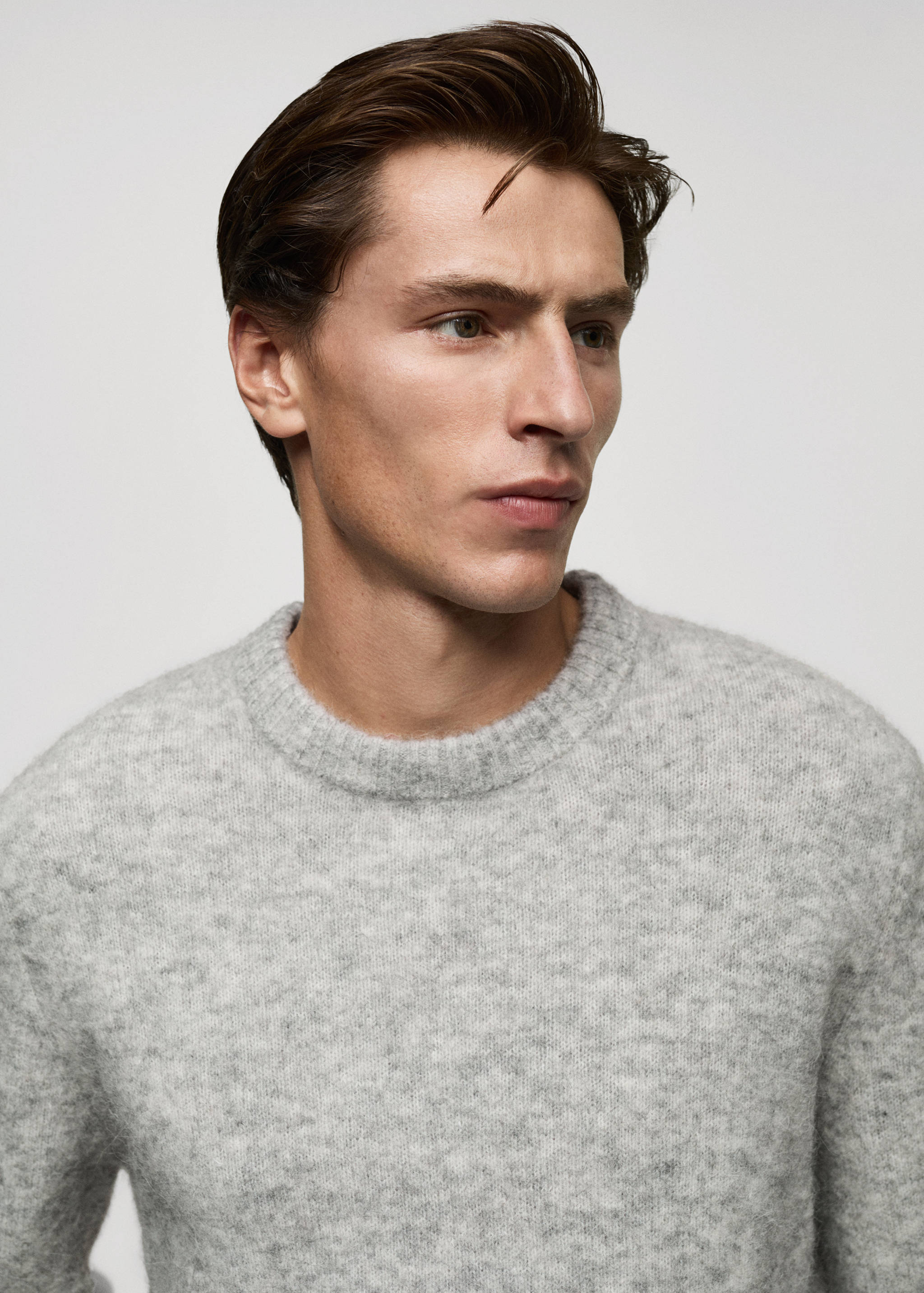 Camisola com mistura de lã e alpaca - Pormenor do artigo 1