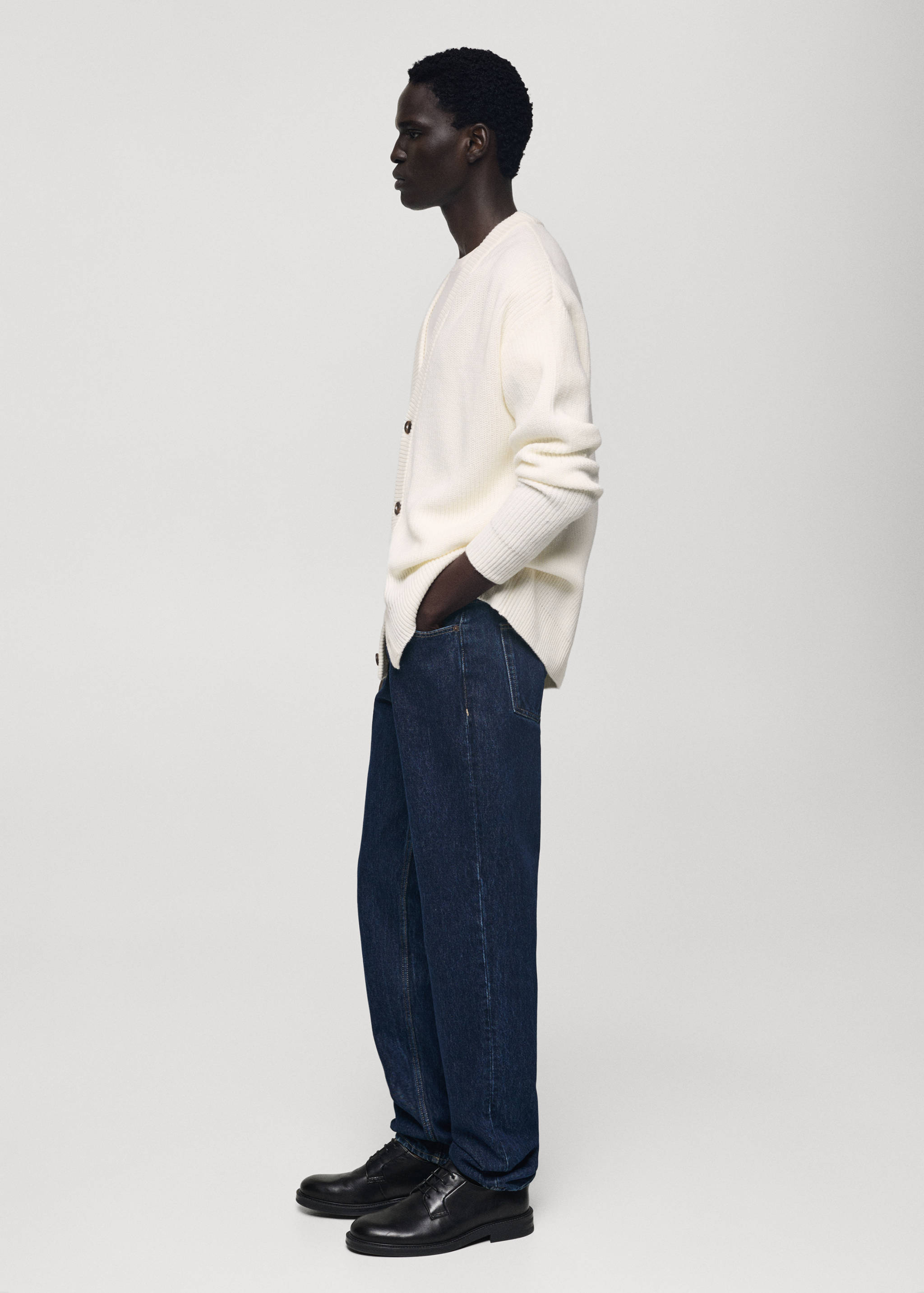 Kardigan z grubej dzianiny relaxed fit - Szczegóły artykułu 2