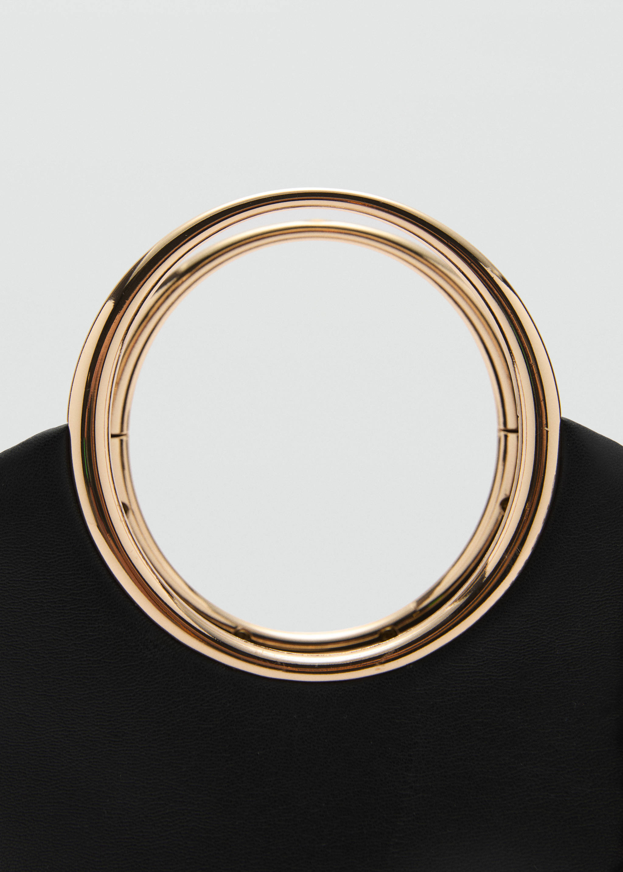 Handbag with metallic details - Details of the article 1