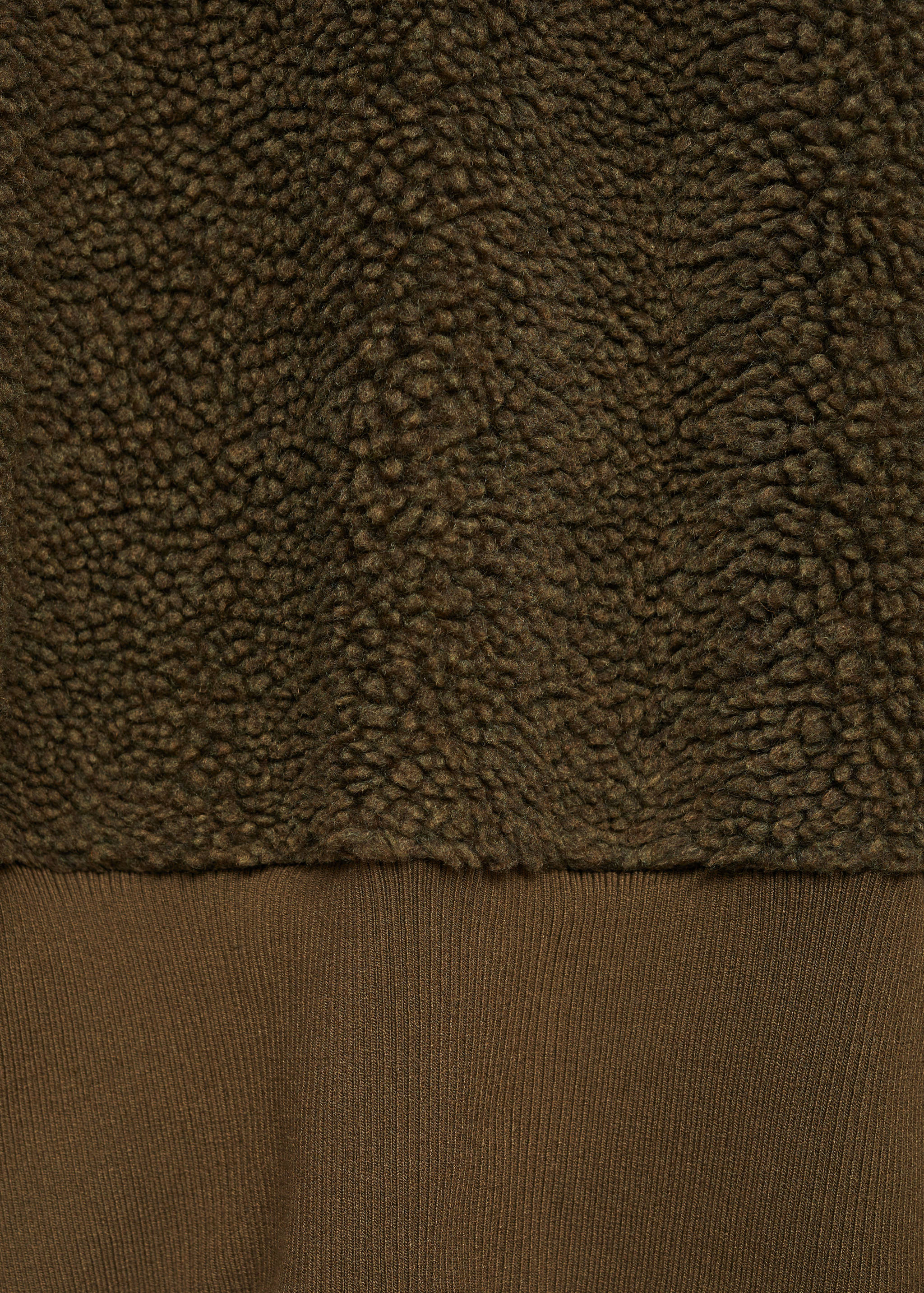 Fleece sweatshirt with zip - Details of the article 0