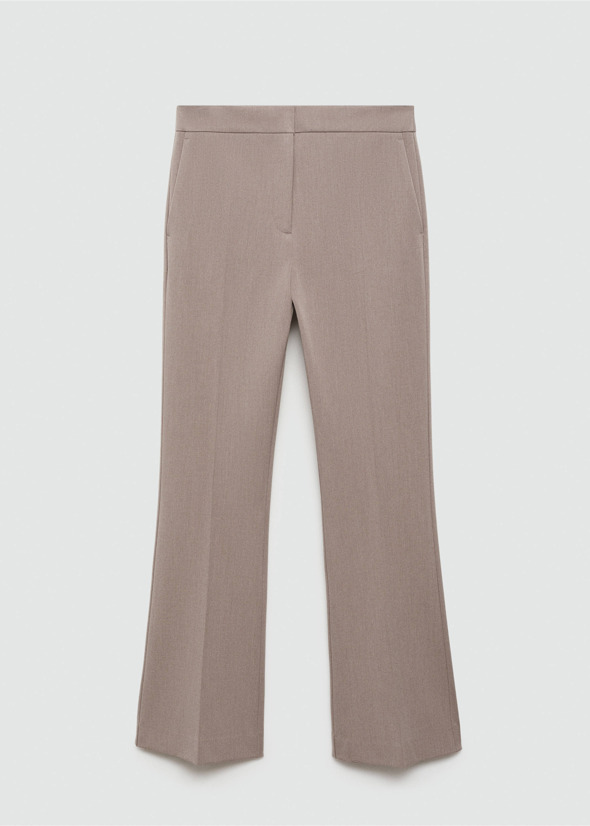 Pantaloni evazați fluizi - Articol fără model, Maro mediu. Ref: 77038266-00.