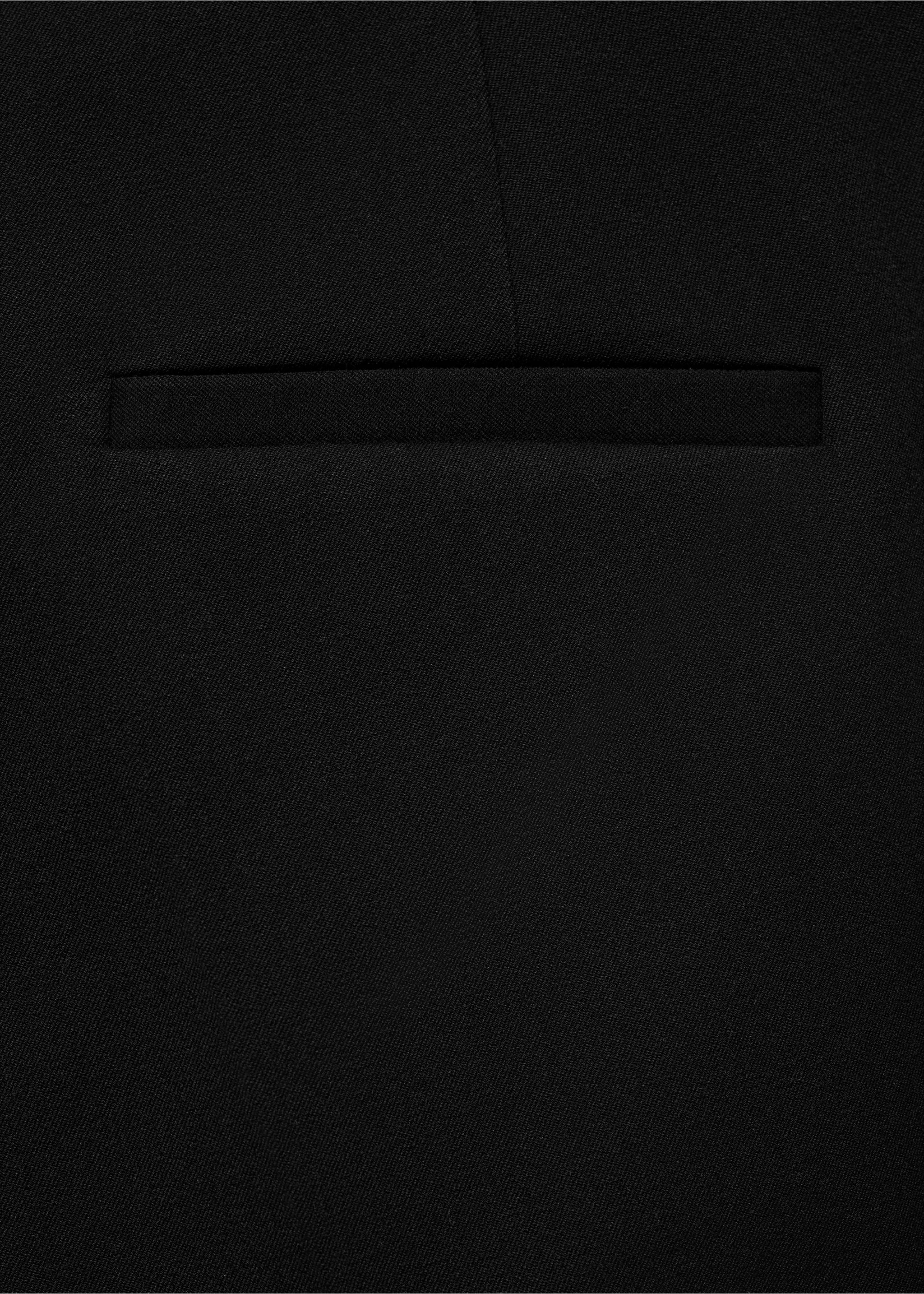 Flared flowing trousers - Details of the article 0, Black. Ref: 77038266-00.