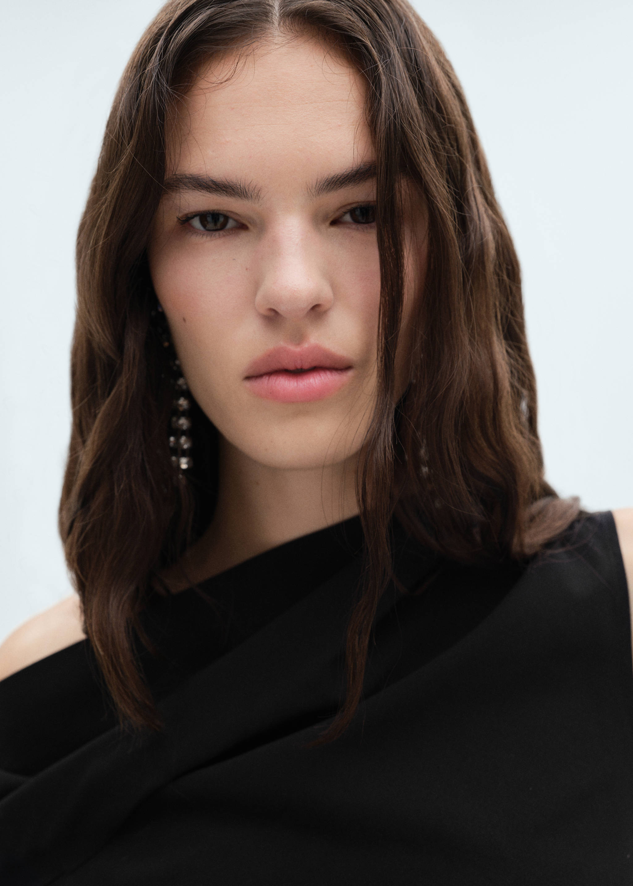 Top asimétrico drapeado - Detalle del artículo 1