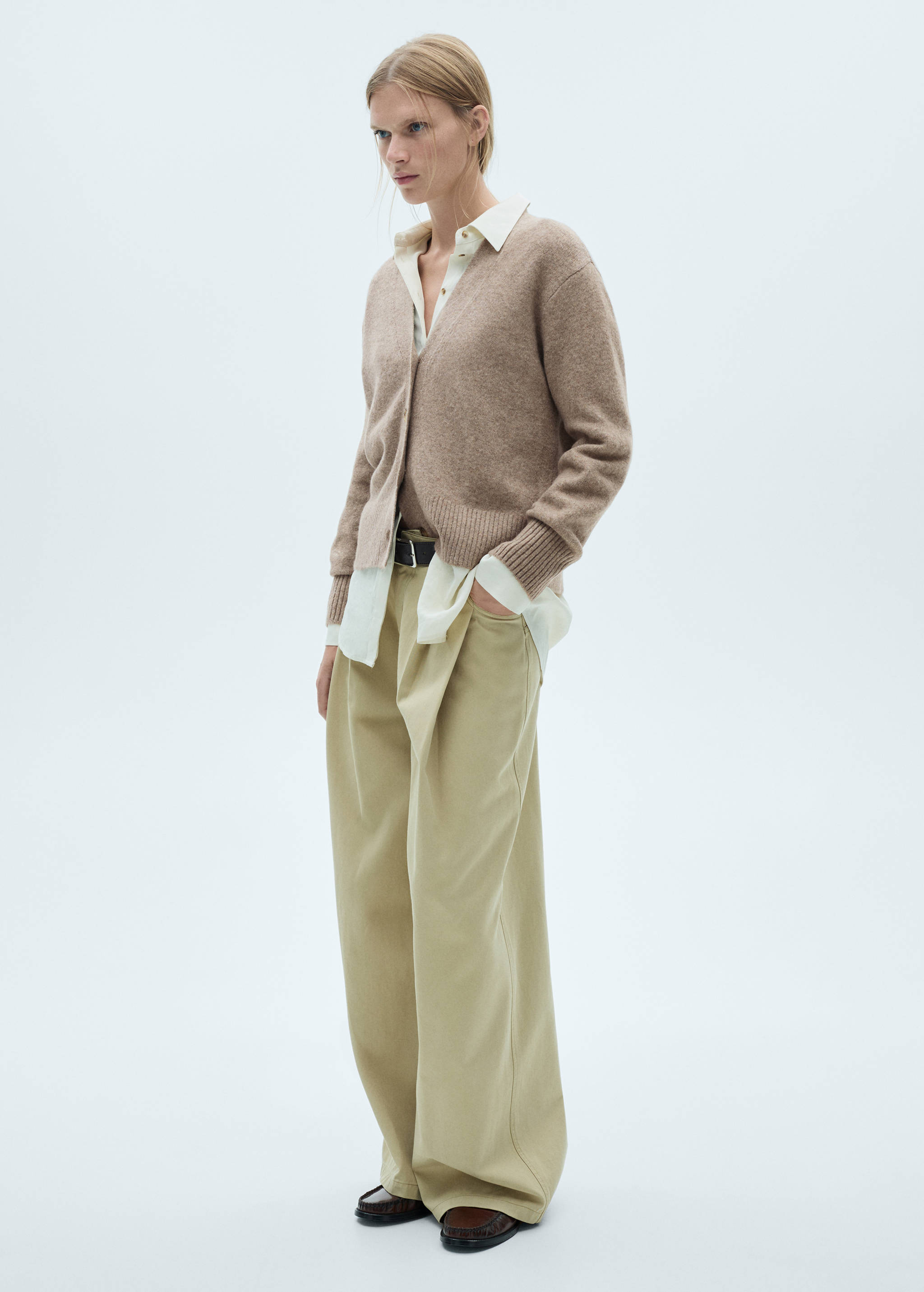 Cardigan maille boutons - Plan général