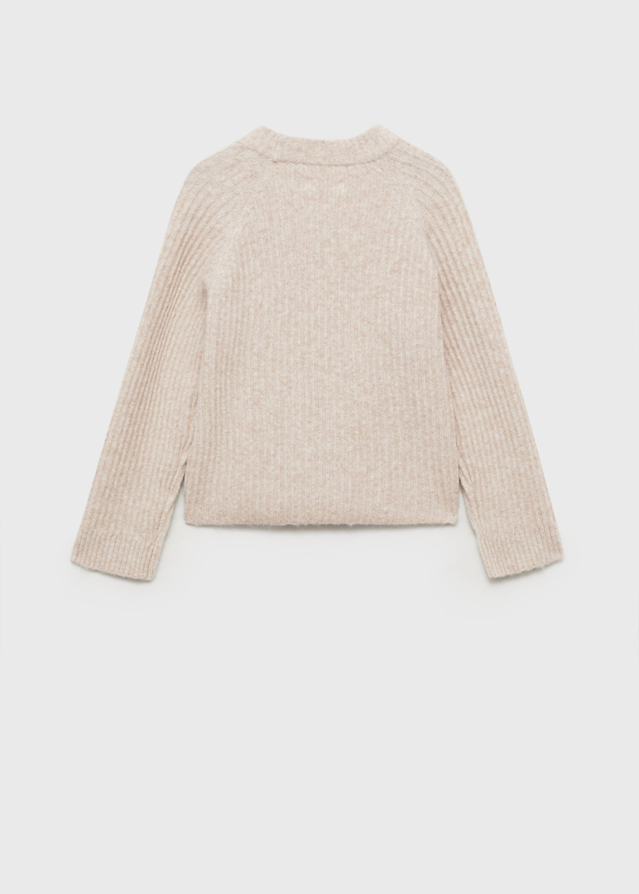 Button knit cardigan - Reverse of the article