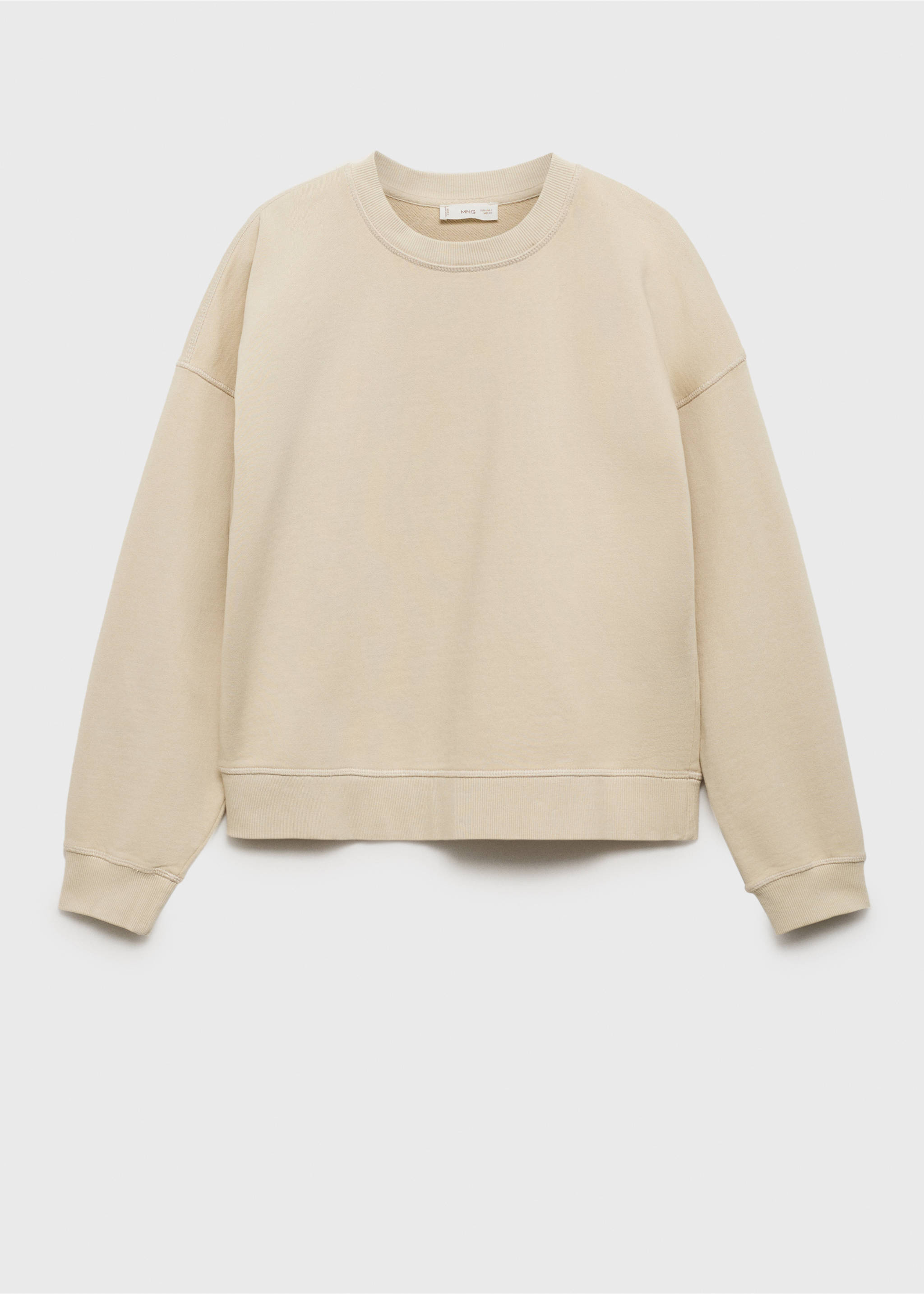 Sweater coton - Article sans modèle, Écru. Ref: 77038273-00.