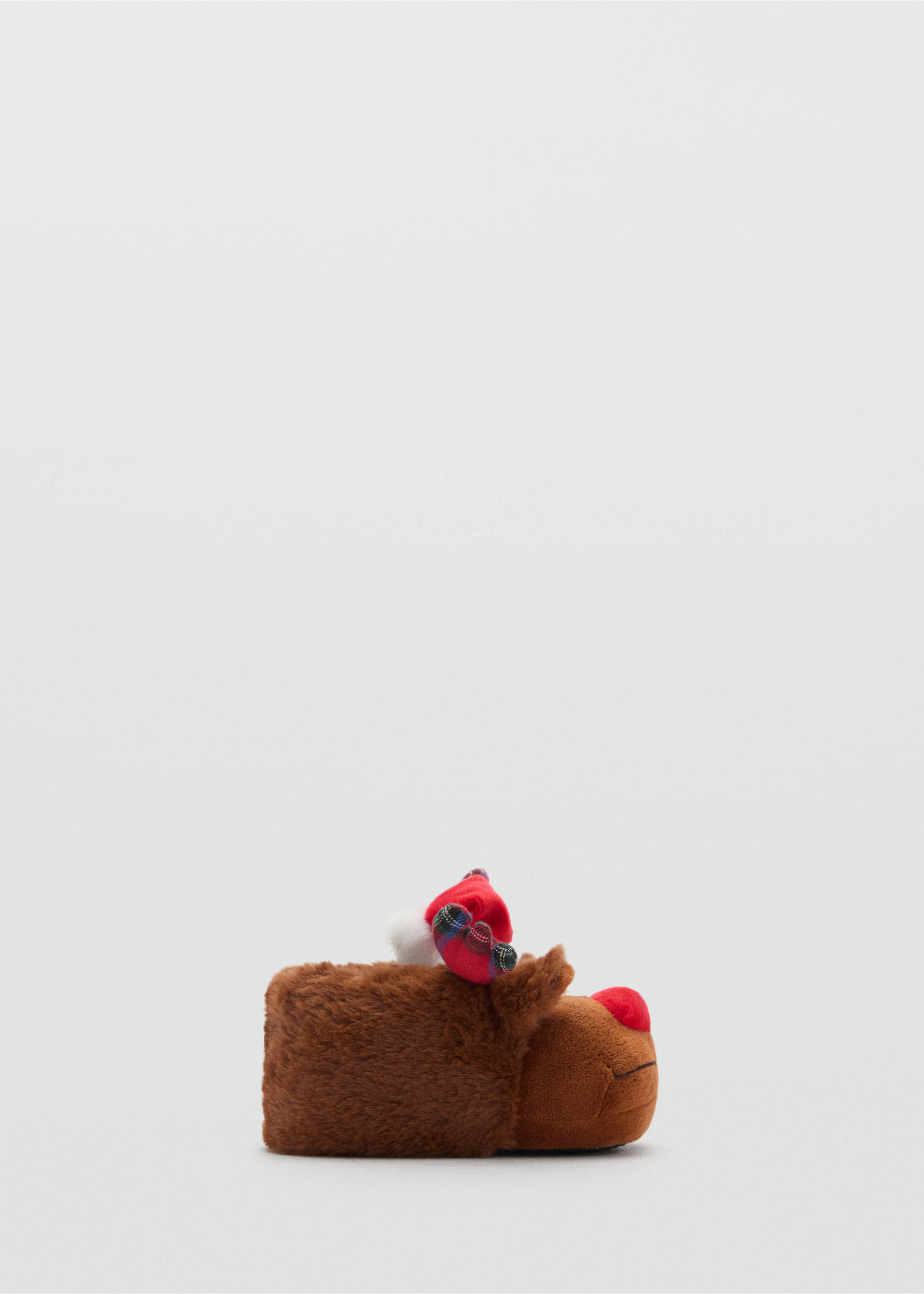 Reindeer slippers - Article without model, Brown. Ref: 77038277-00.