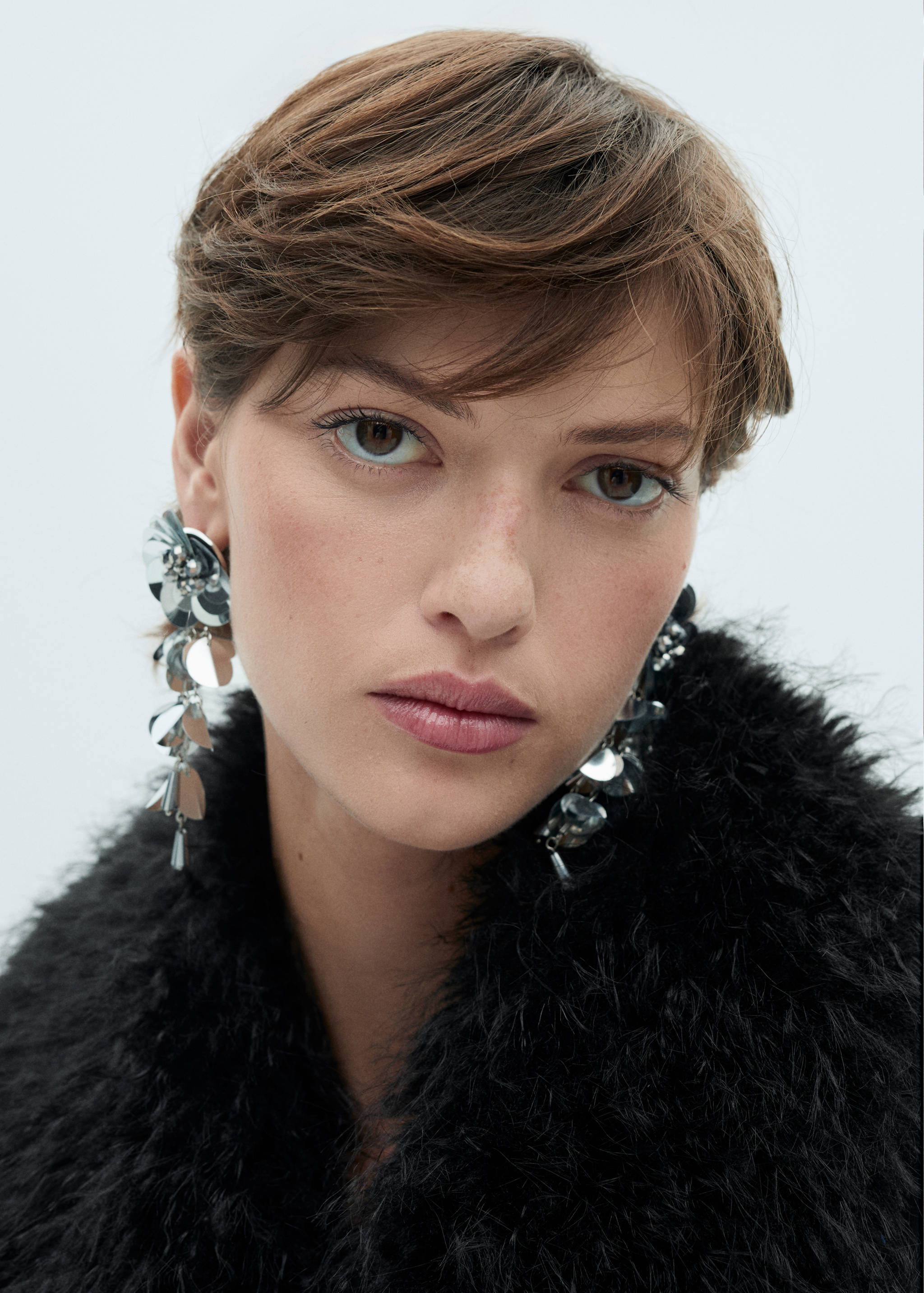 Shearling-lined faux-fur coat - Details of the article 1