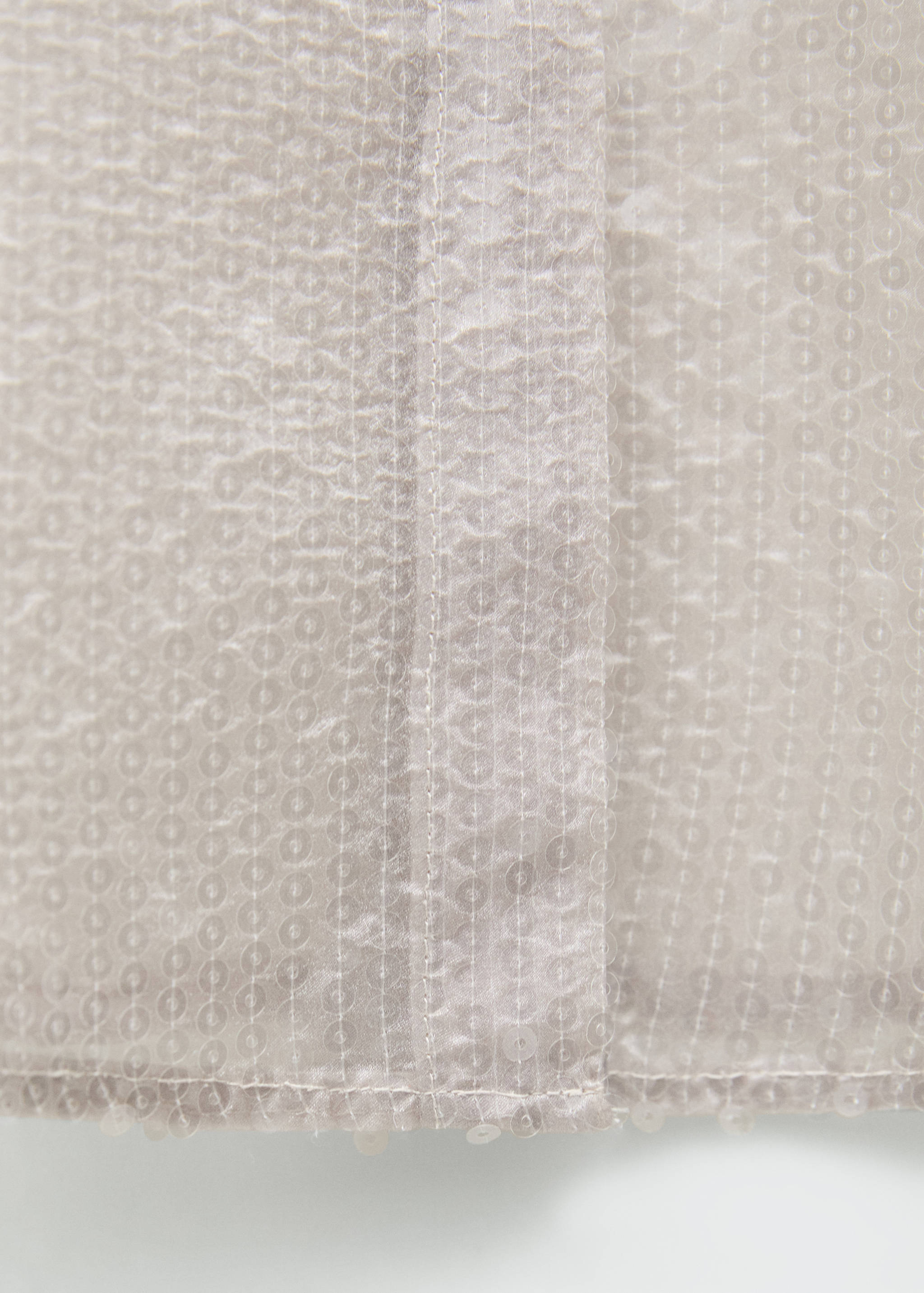 Semi-transparent sequined shirt - Details of the article 0