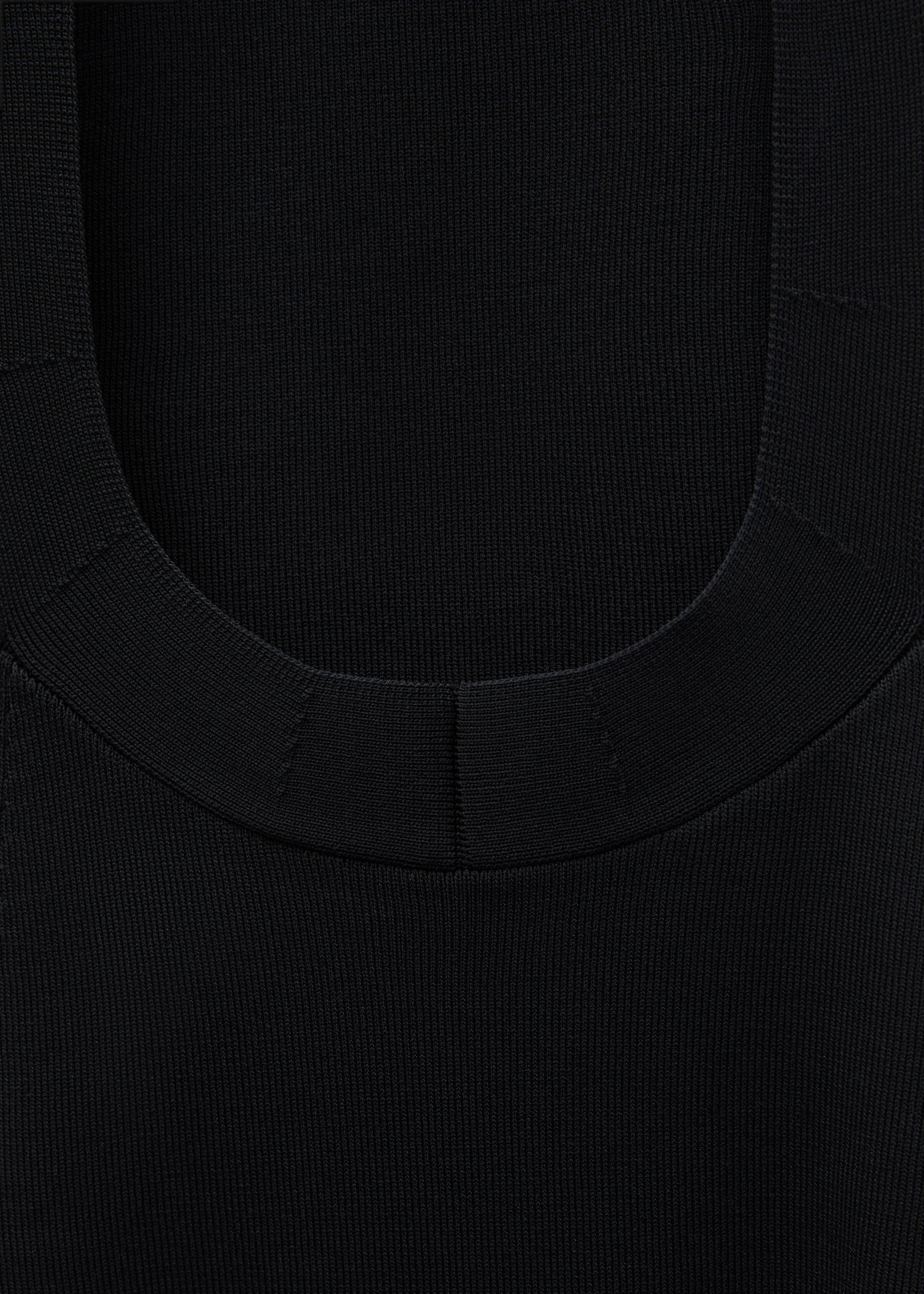 Halter-neck knitted bodysuit - Details of the article 0