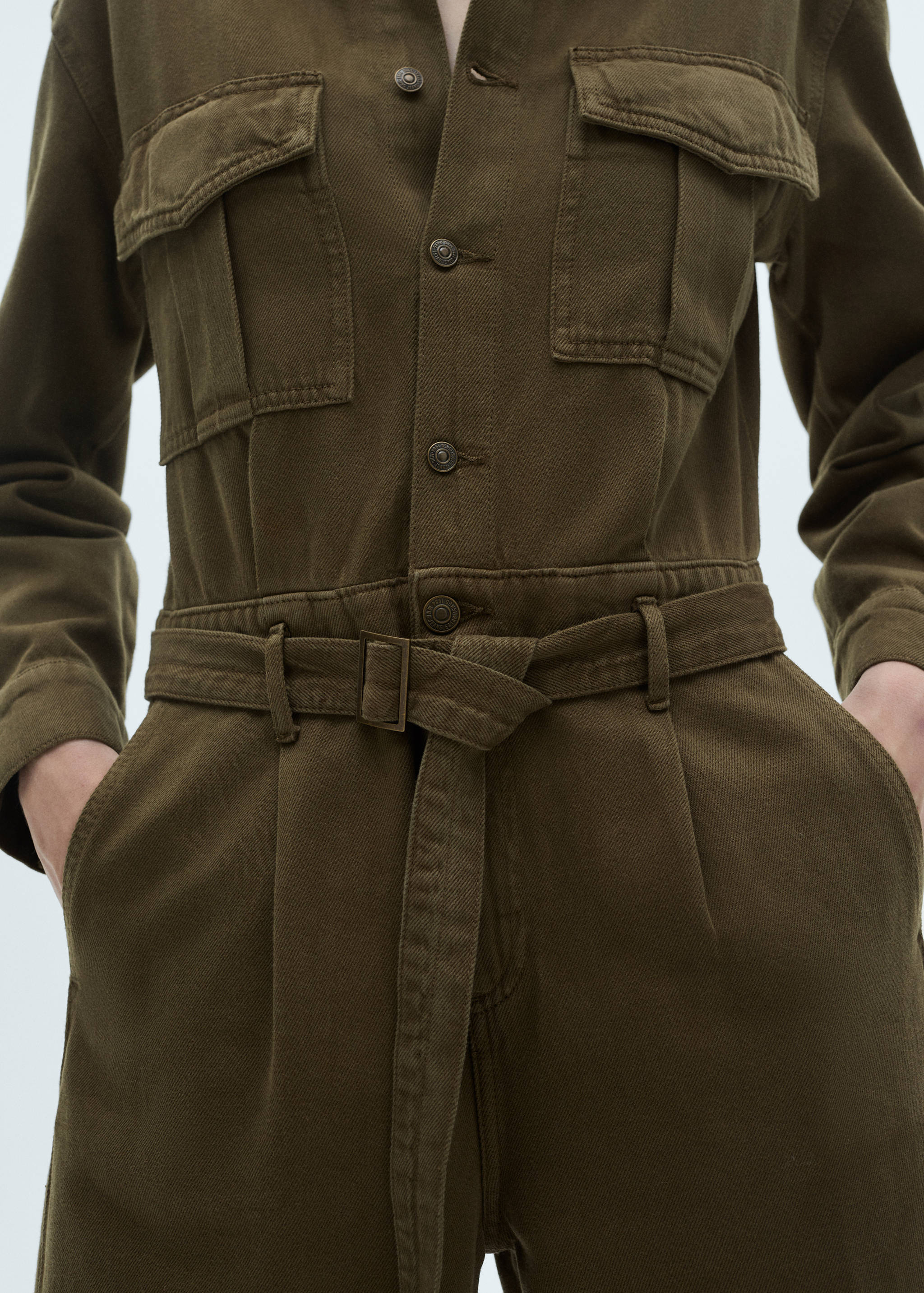 Combinaison denim ceinture - Détail de l'article 6