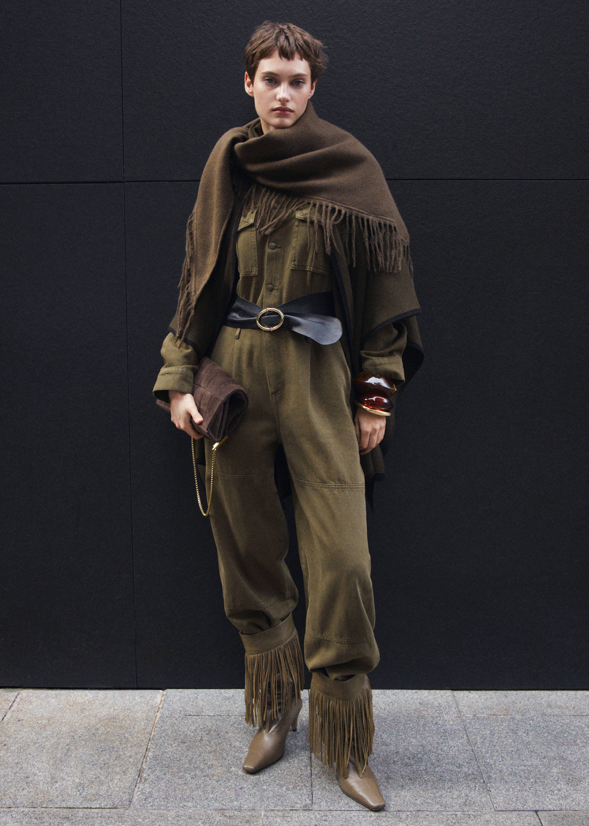 Combinaison denim ceinture - Détail de l'article 7