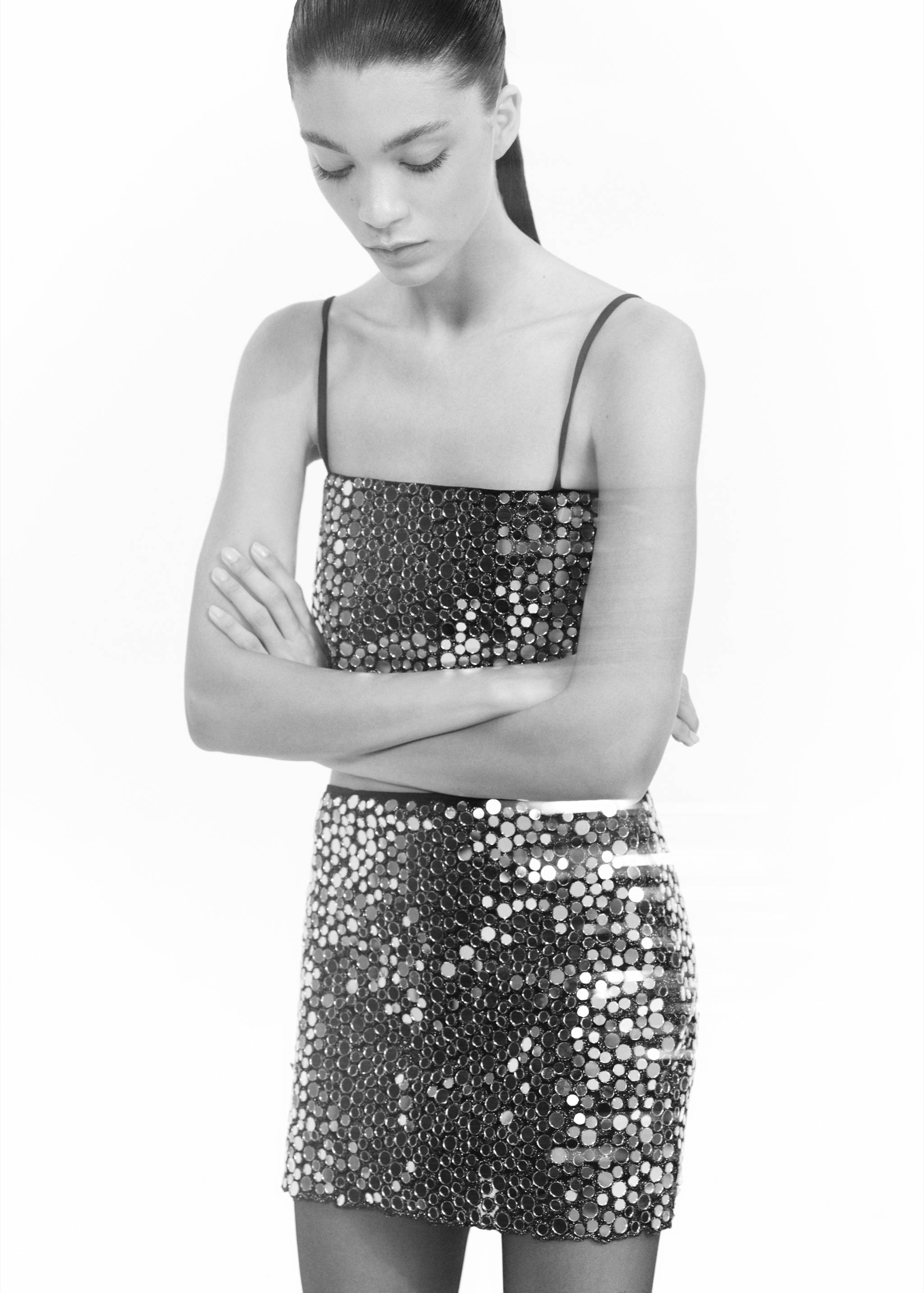 Minifalda cristales - Plano medio