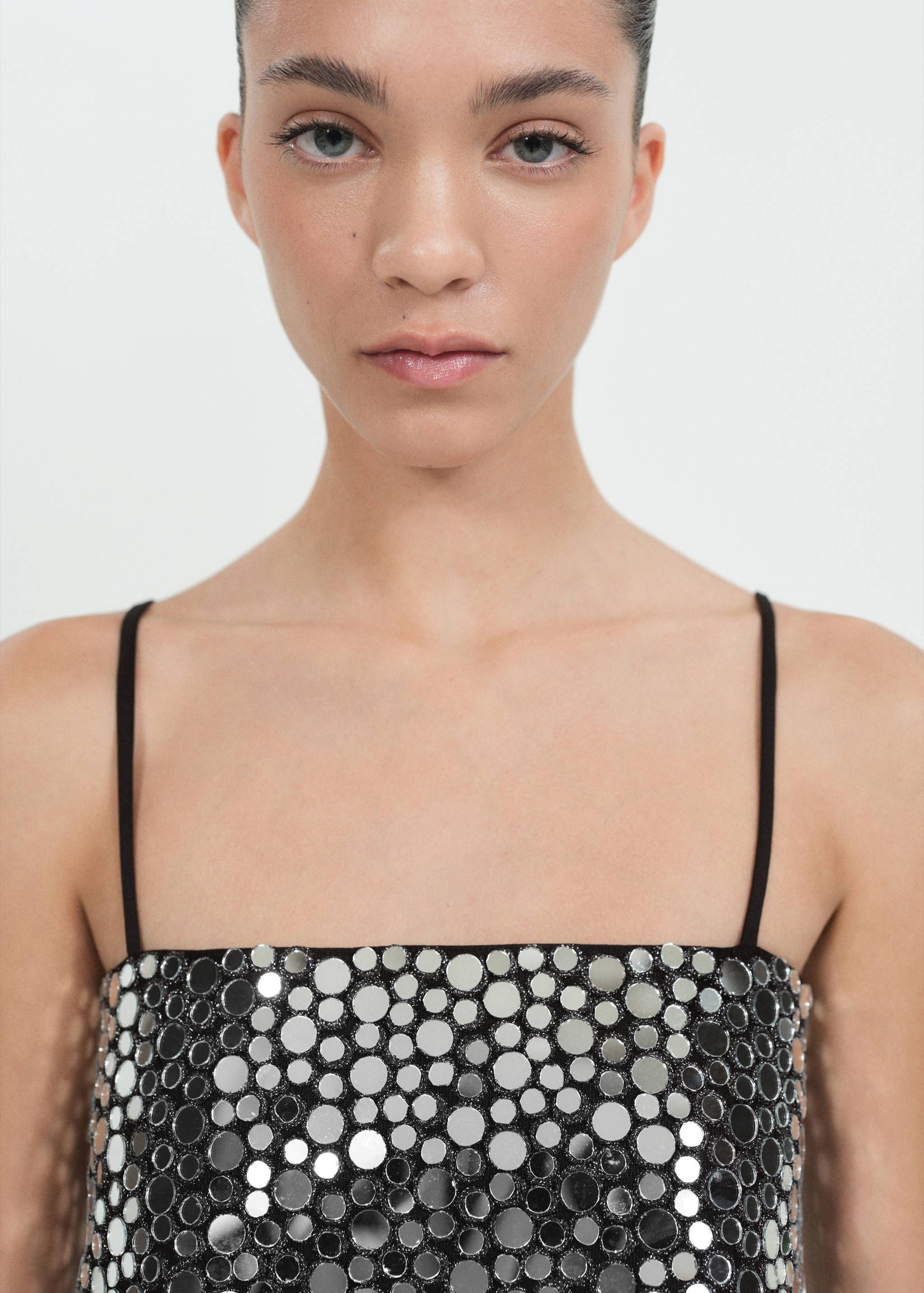 Crop top met kristallen - Detail van het artikel 1