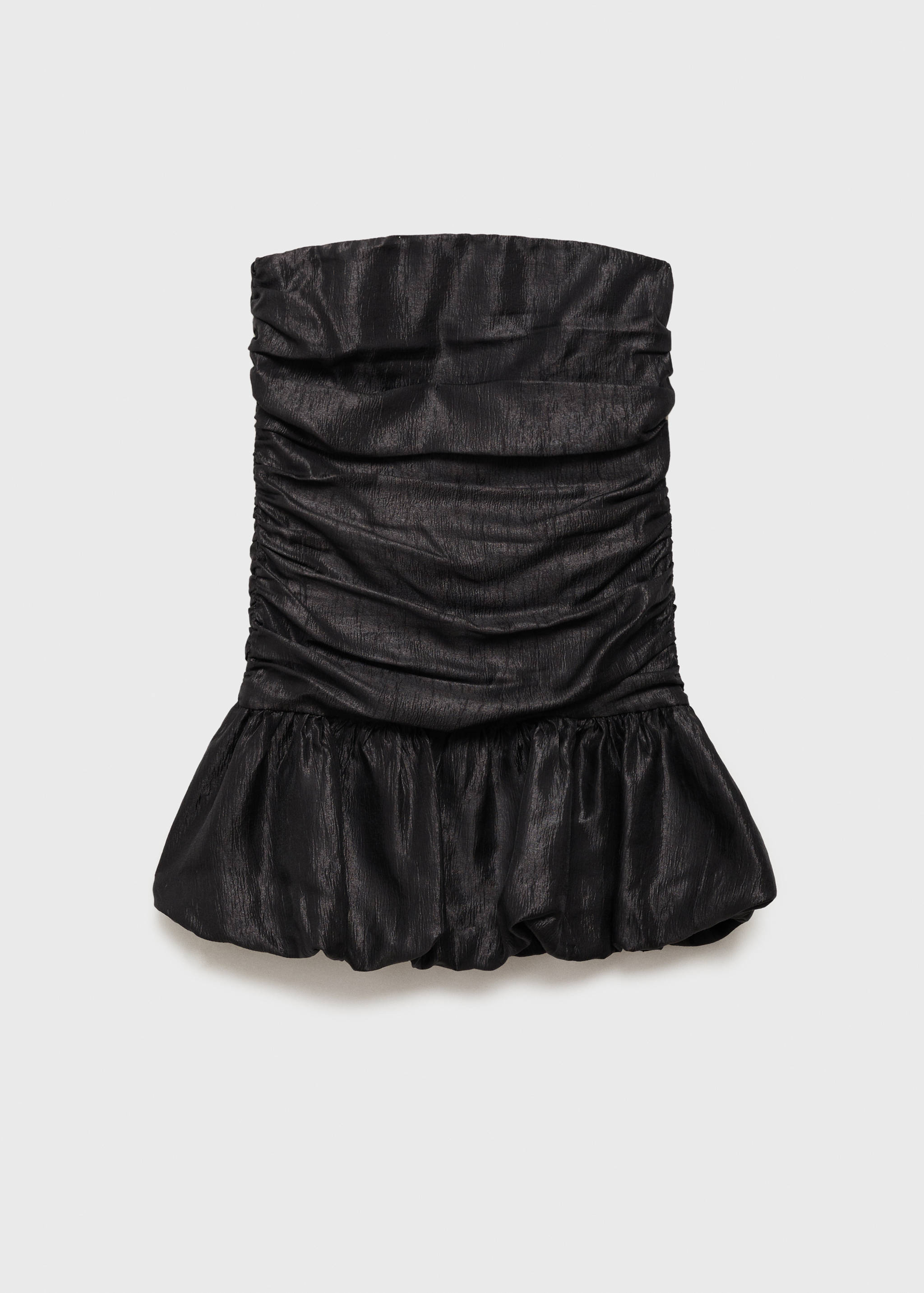 Vestido drapeado falda globo - Artículo sin modelo