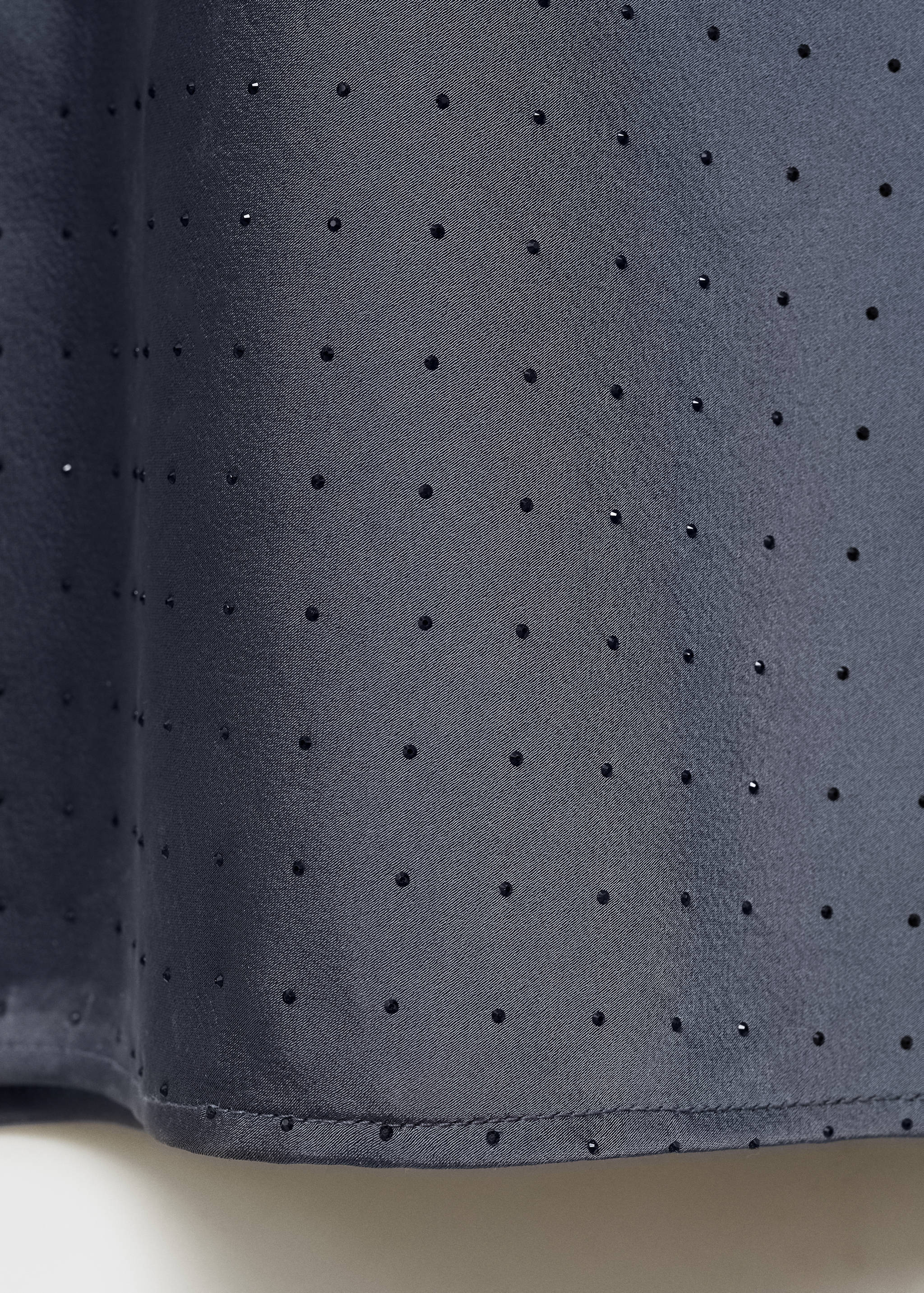 Vestido lencero detalles strass - Detalle del artículo 0