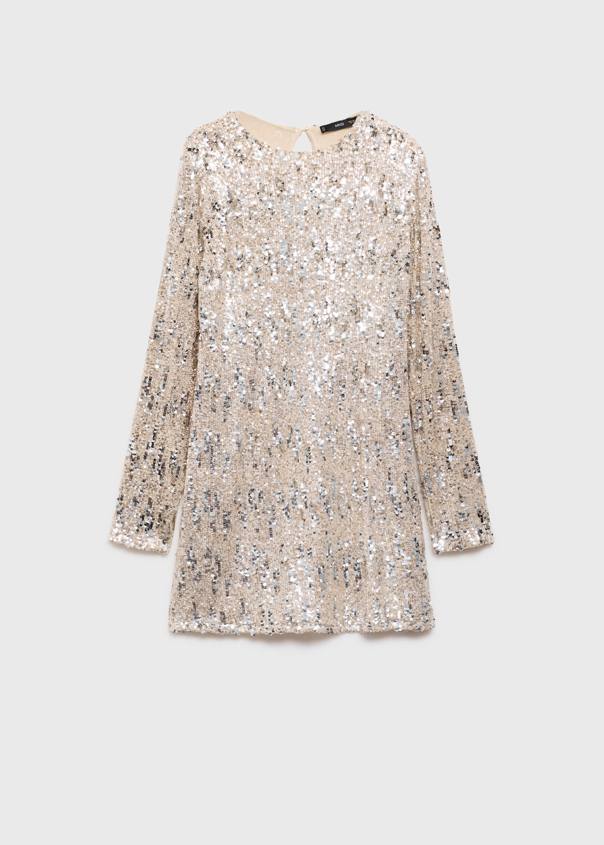 Robe paillettes épaulettes - Article sans modèle