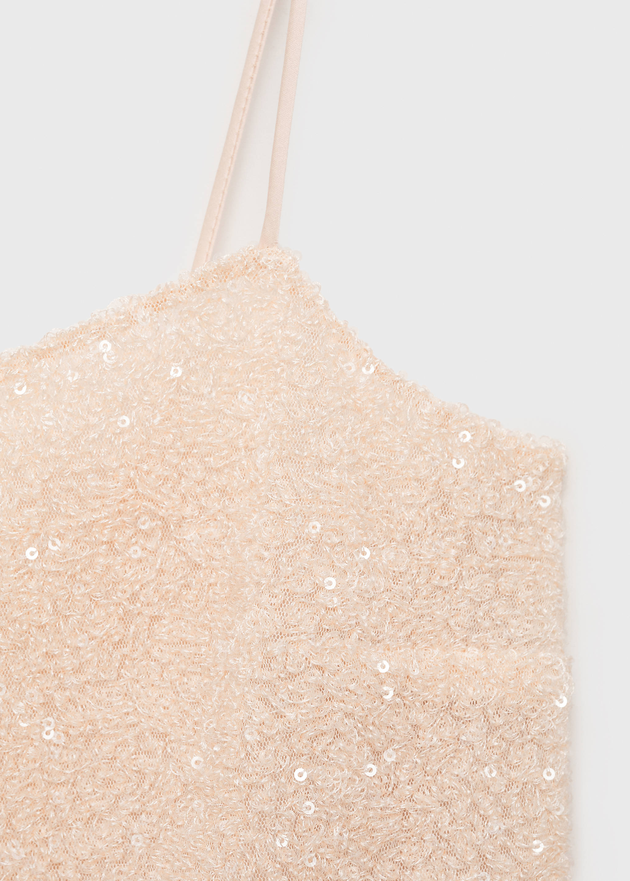 Sequin top with spaghetti strap - Details of the article 8