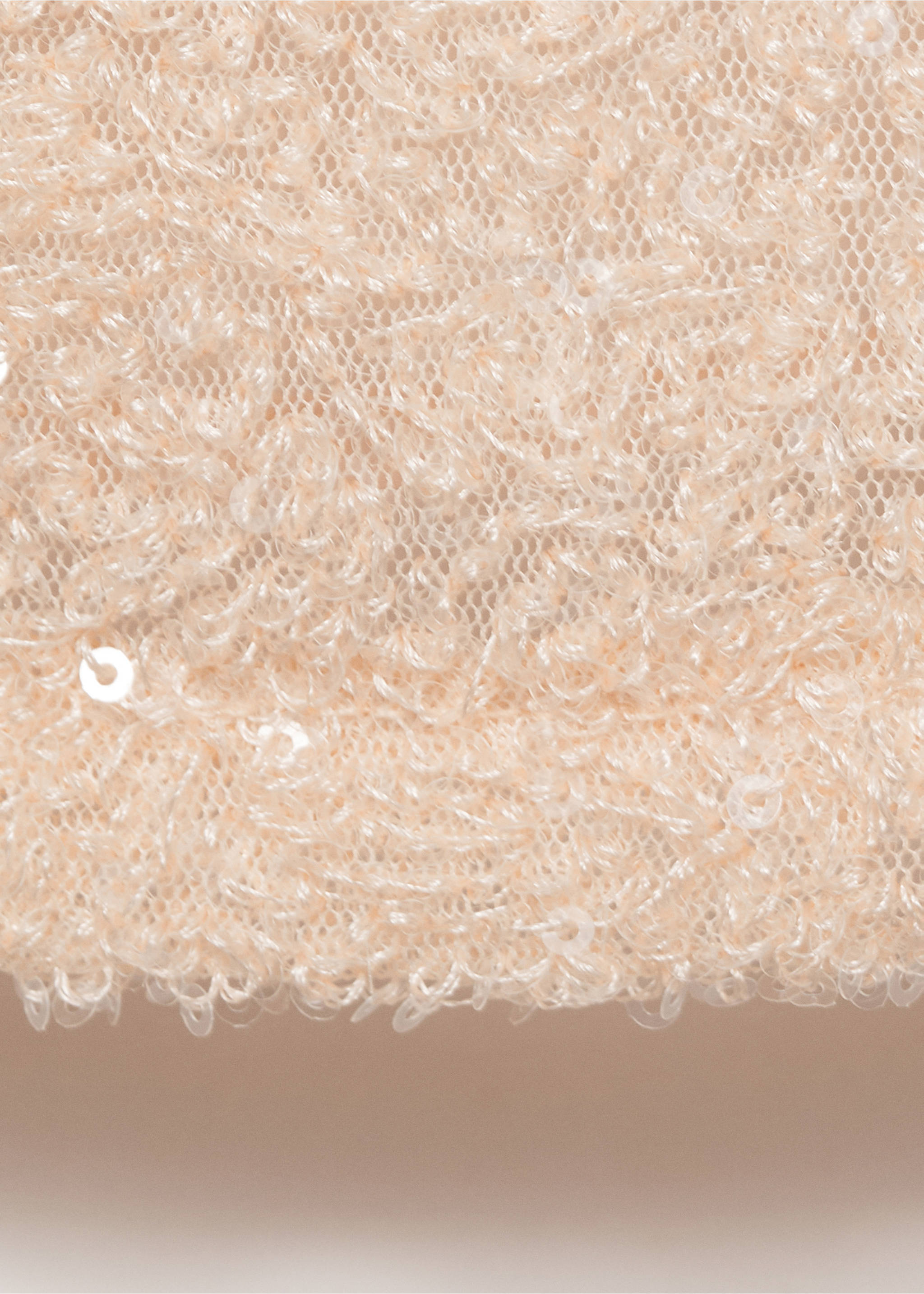 Top sequins fines bretelles - Détail de l'article 0, Nude. Ref: 77039061-00.