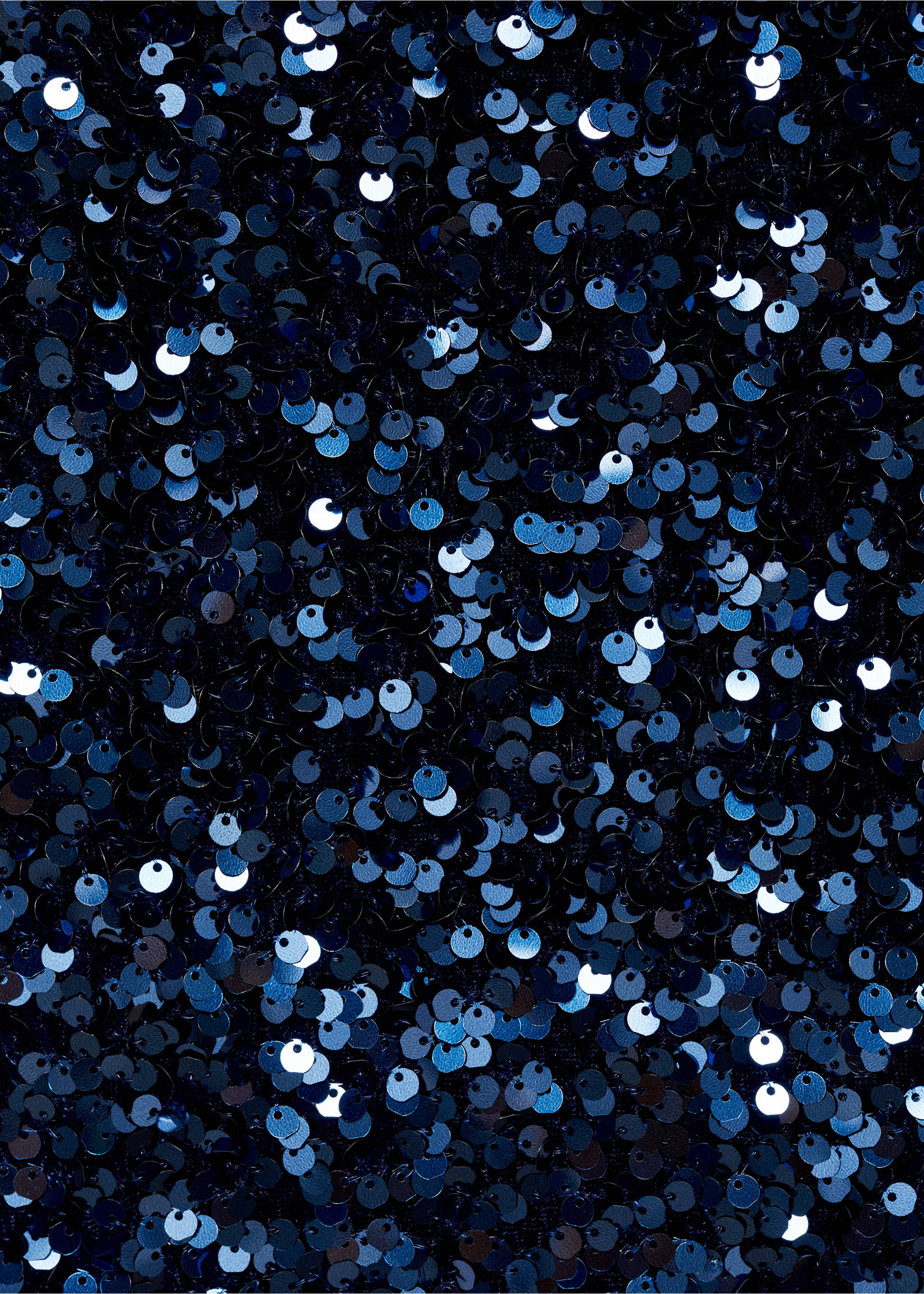 Paillettenbesetztes Trägertop - Detail des Artikels 0, Dunkles Marineblau. Ref: 77039063-00.