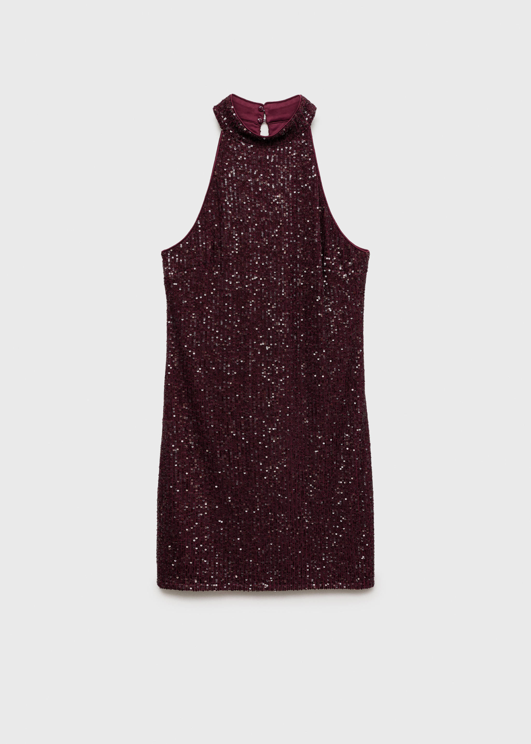 Abito paillettes collo halter - Articolo senza modello