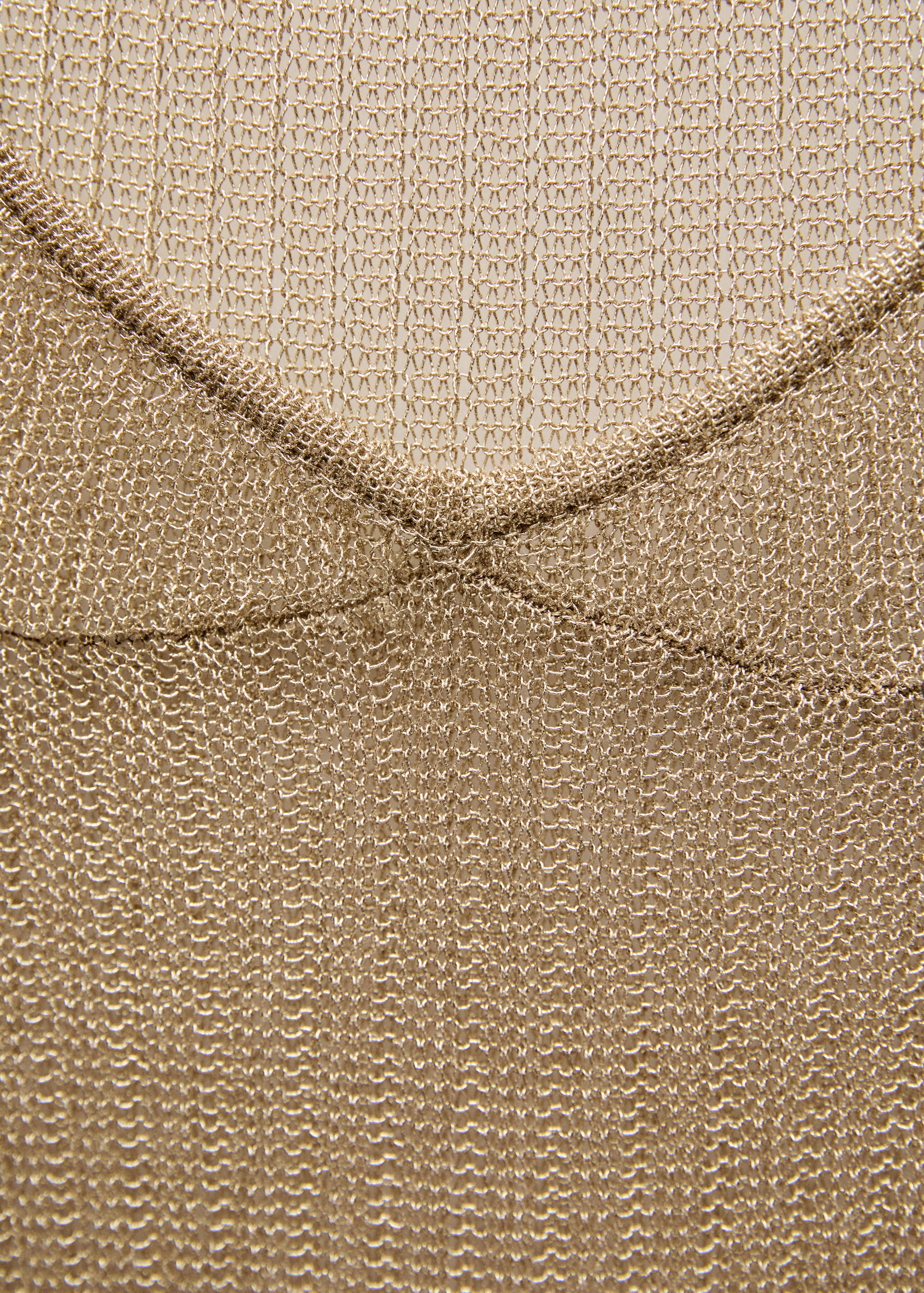 Sukienka z prążkowanego lureksu z odkrytymi plecami - Szczegóły artykułu 0