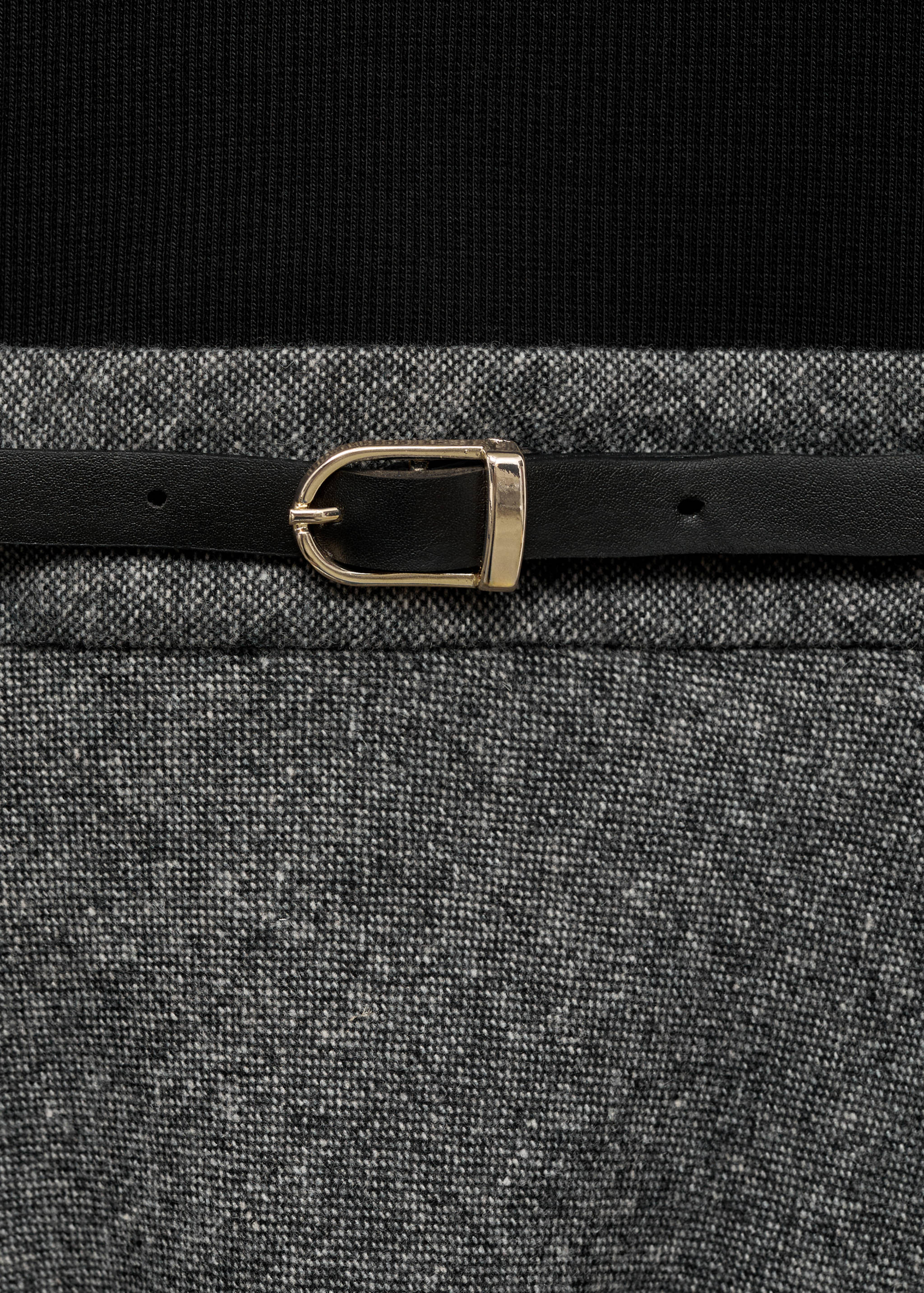 Vestido combinado cuello alto - Detalle del artículo 8