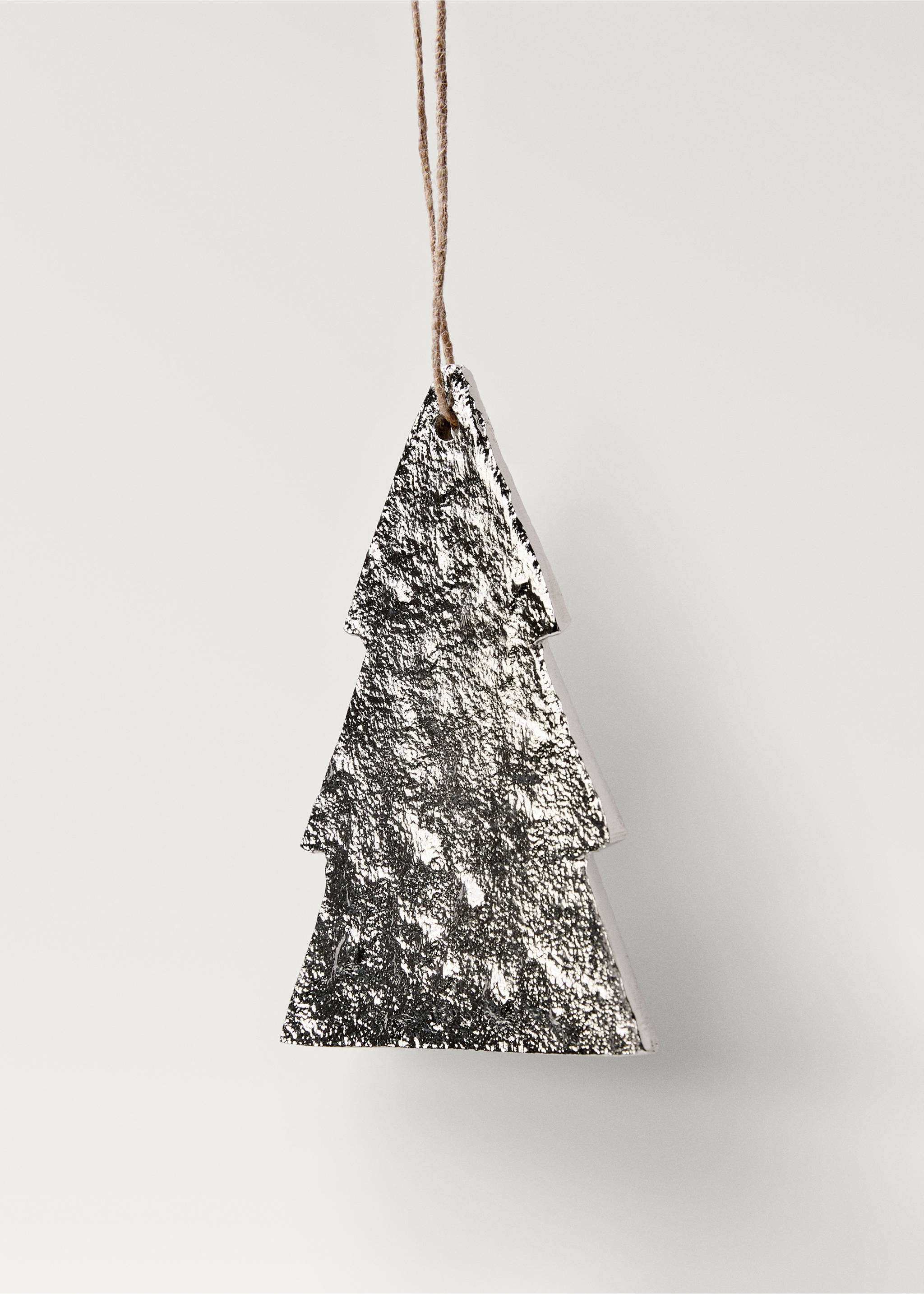 Weihnachtsschmuck mit Tannenzapfen-Design - Detail des Artikels 1, Silber. Ref: 77039231-00.