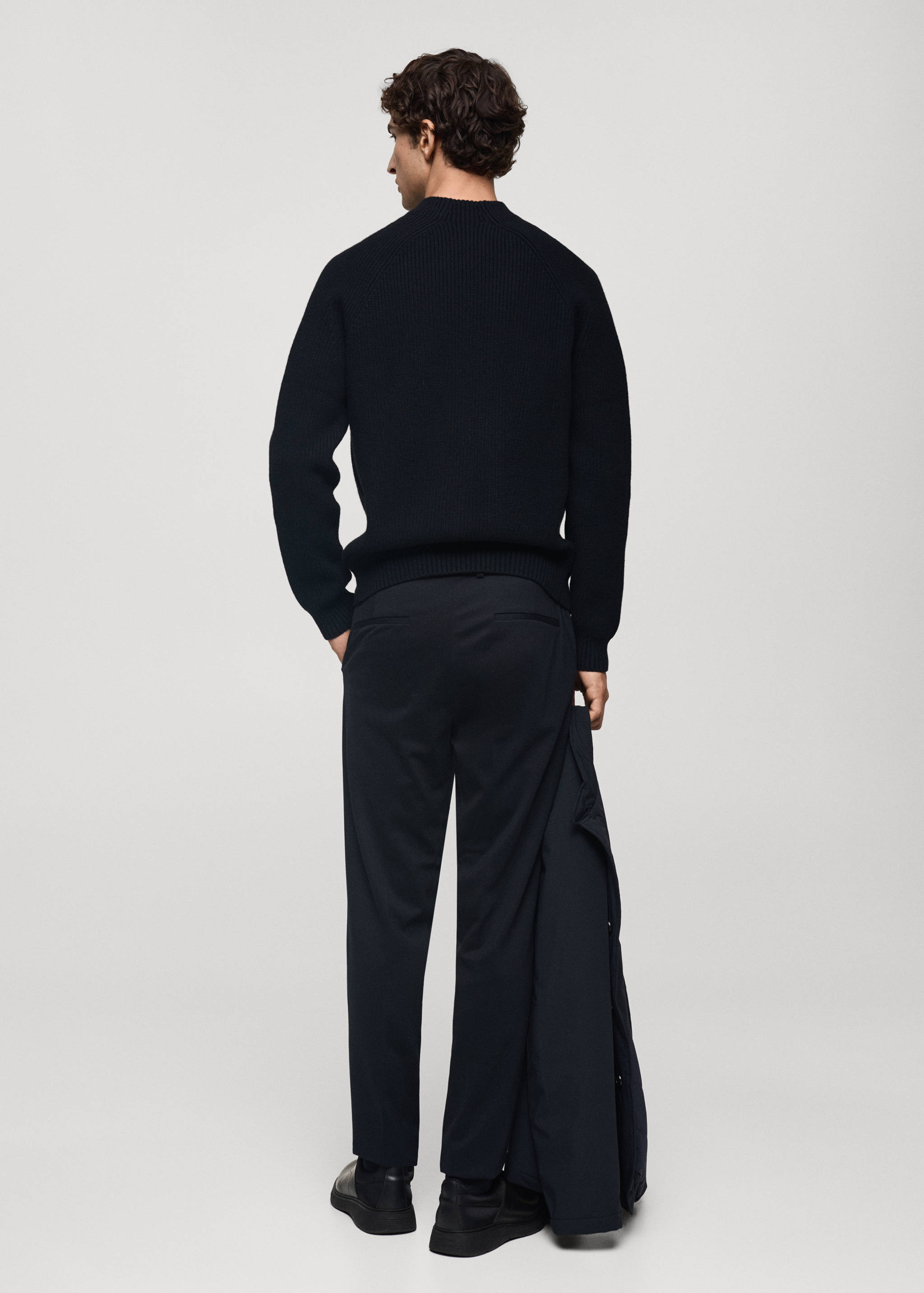 Coolmax® breathable wool-blend sweater - Reverse of the article