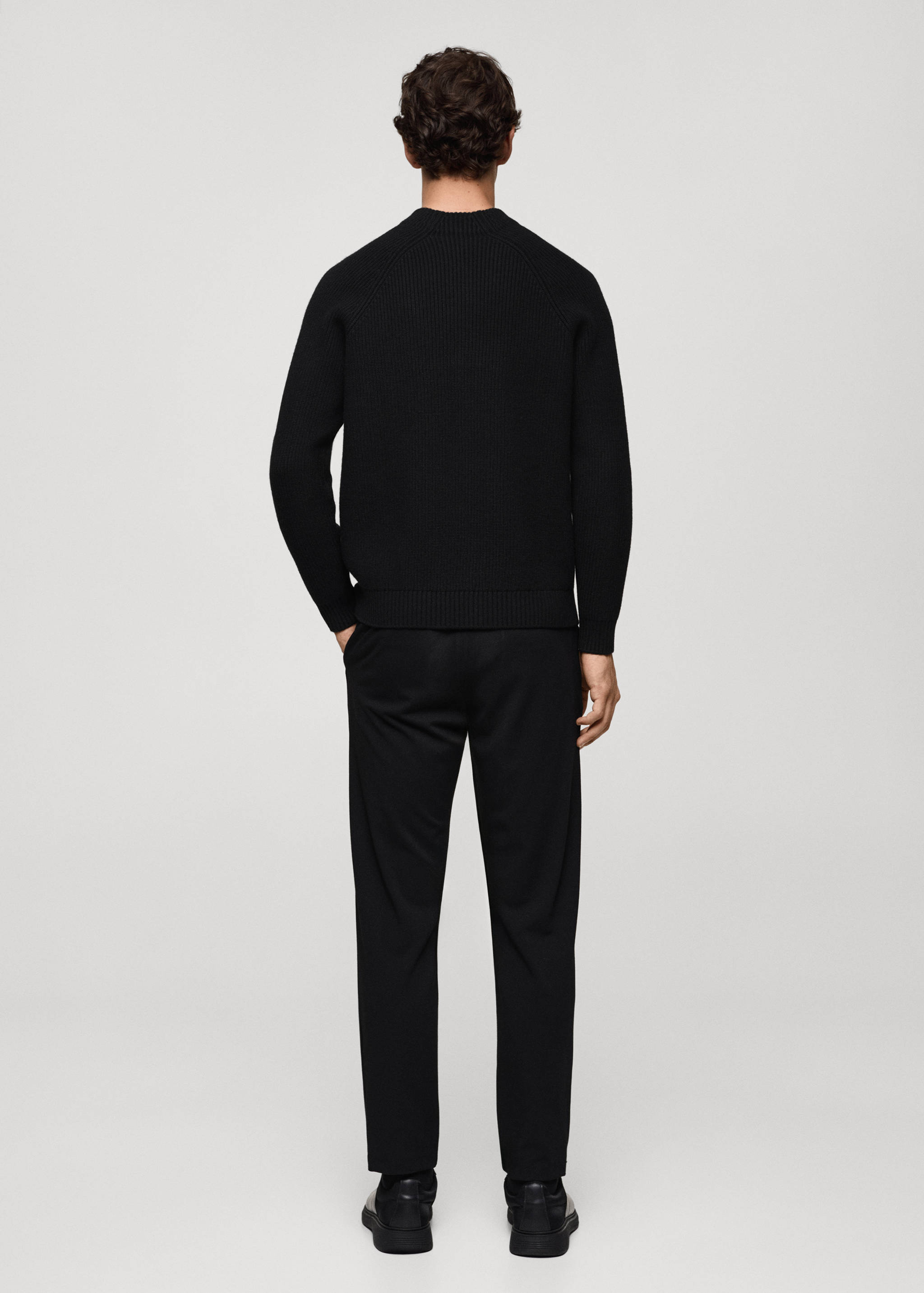 Coolmax® breathable wool-blend sweater - Reverse of the article