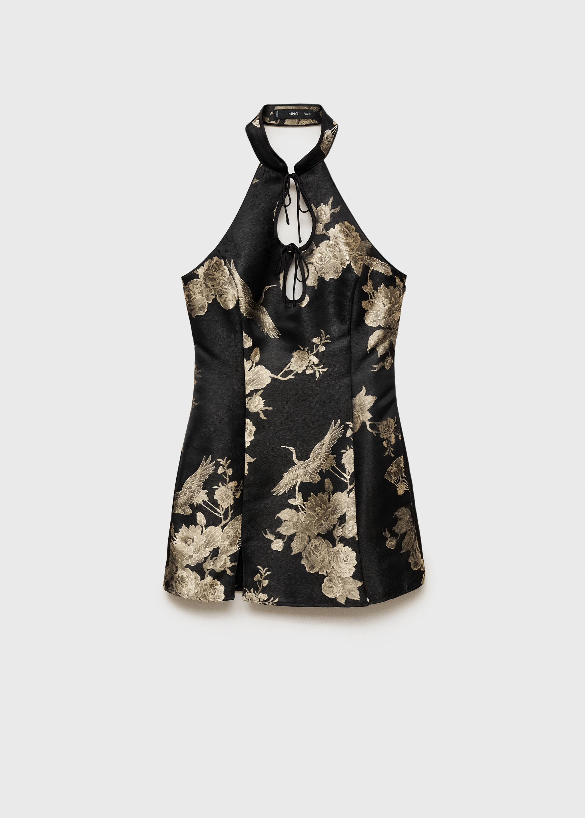 Robe jacquard dos nu - Article sans modèle