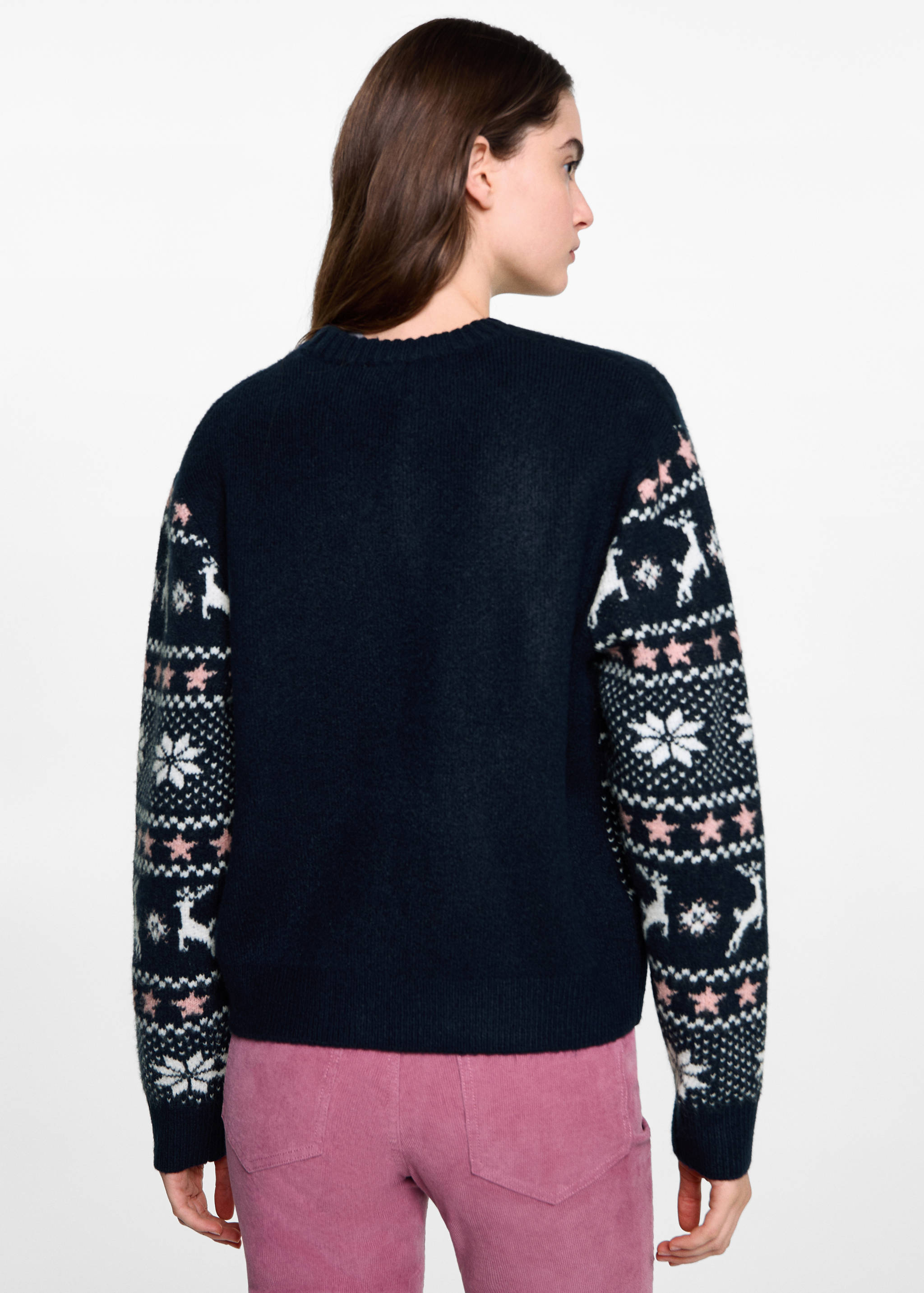 Jersey jacquard navideño - Reverso del artículo