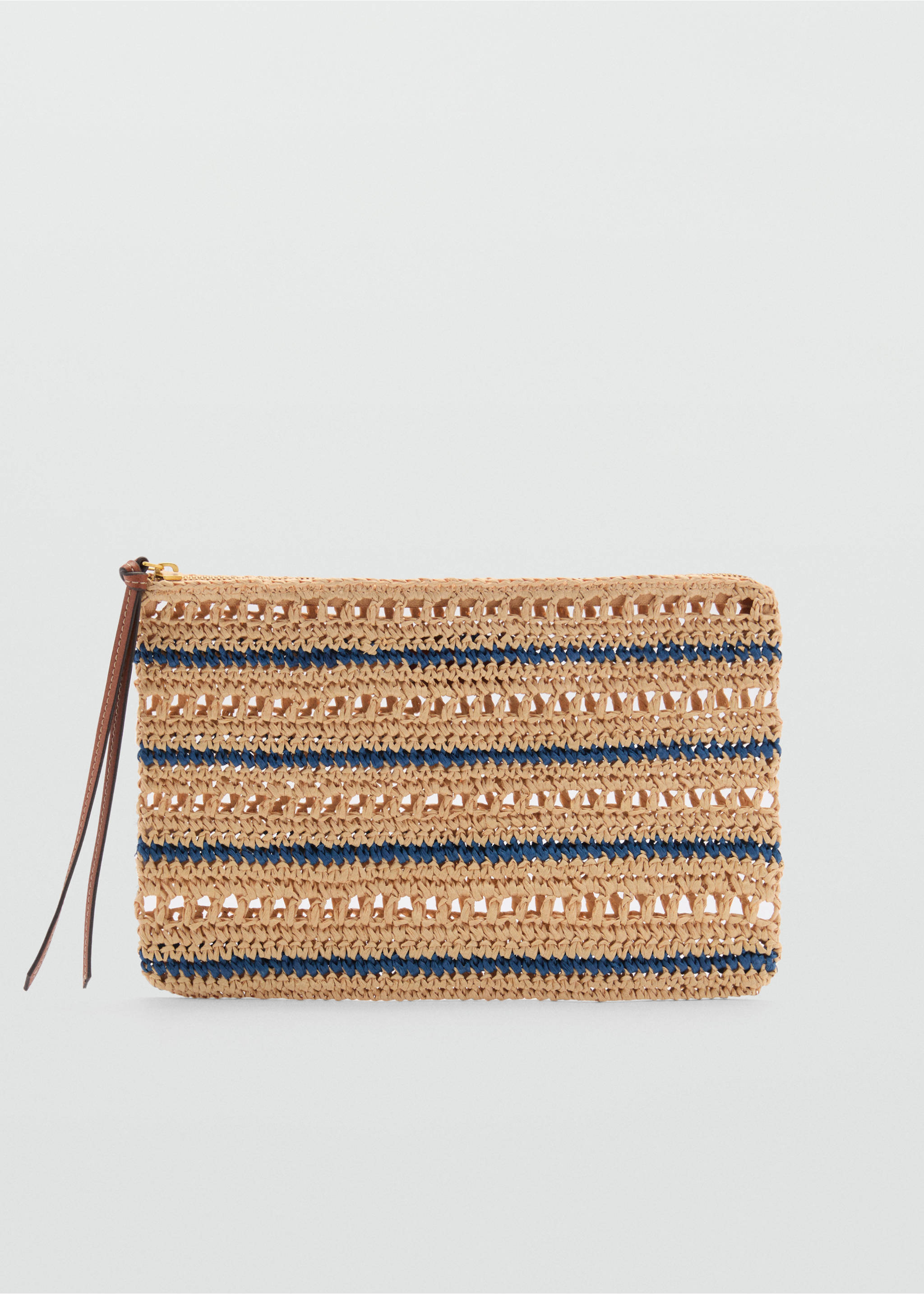 Pochette made of natural materials - Article without model, Dark Navy. Ref: 77040204-00.