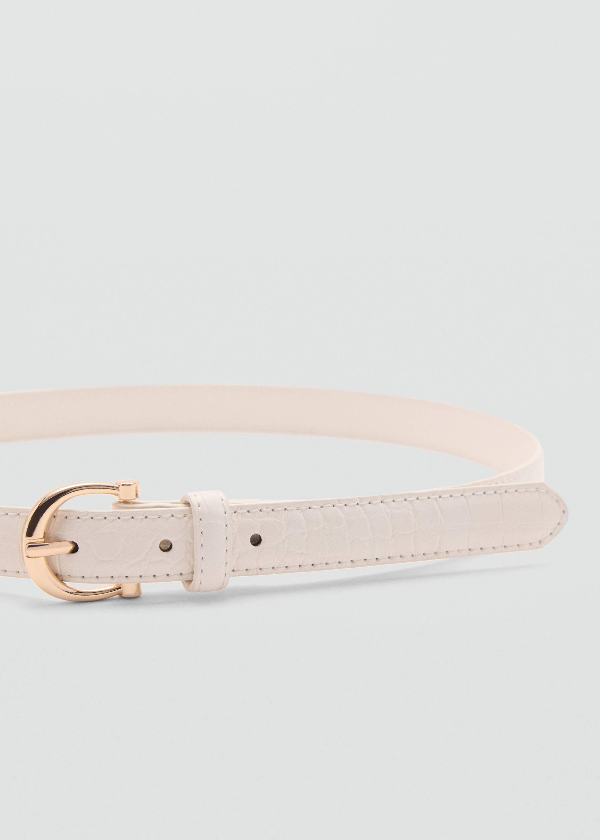 Crocodile effect belt - Medium plane