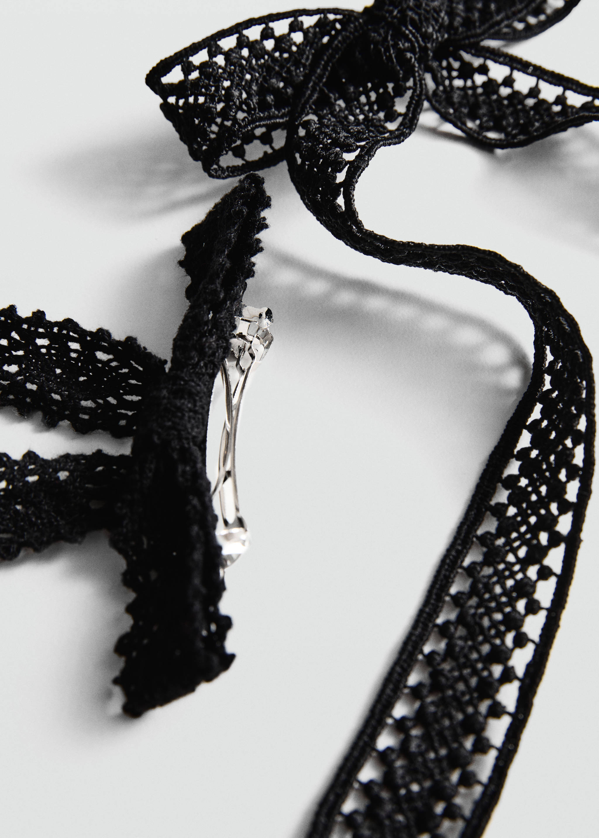 2er-Pack Schleifenspangen im Häkel-Style - Mittlere Ansicht