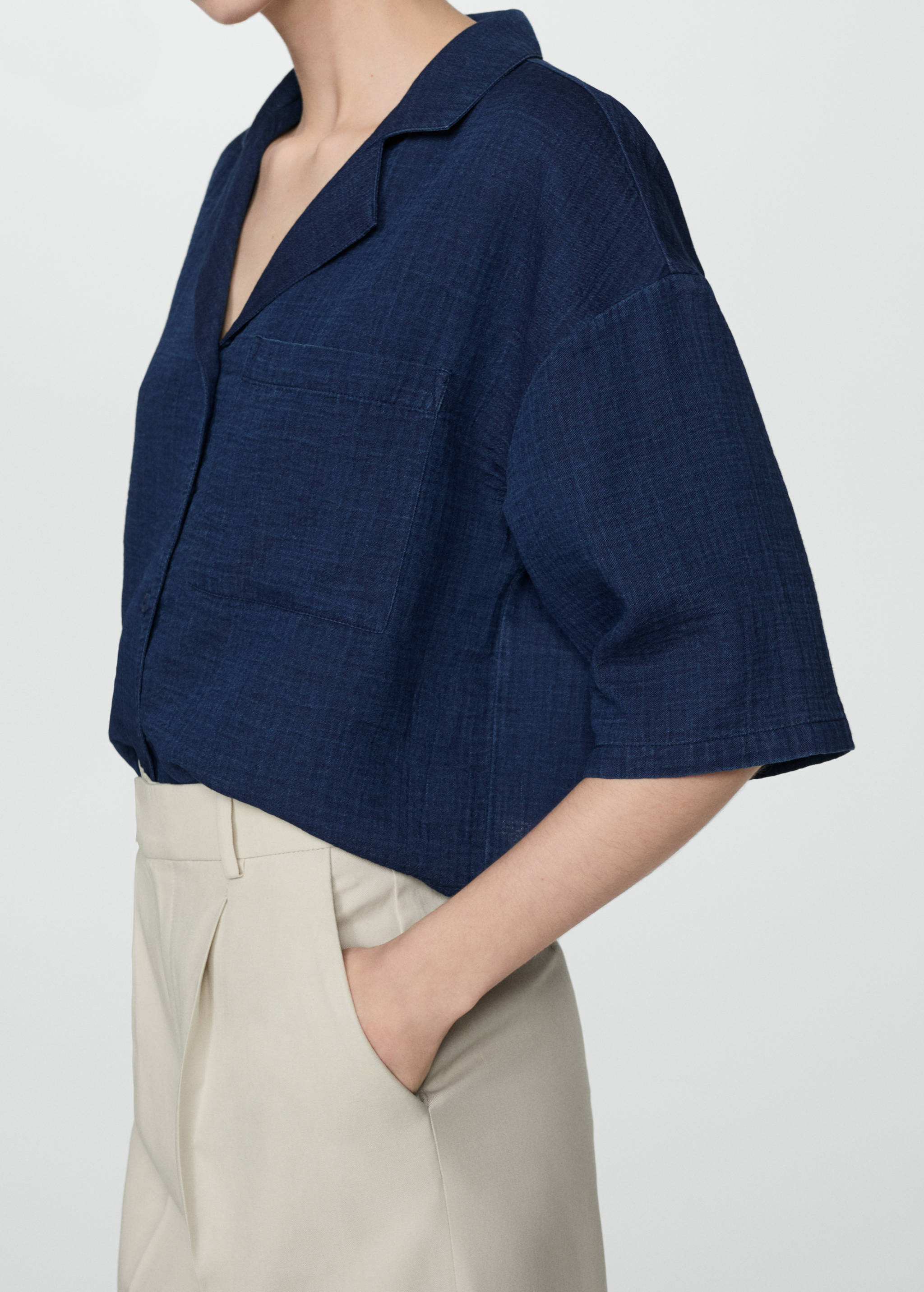 Katoenen blouse met korte mouwen - Detail van het artikel 6