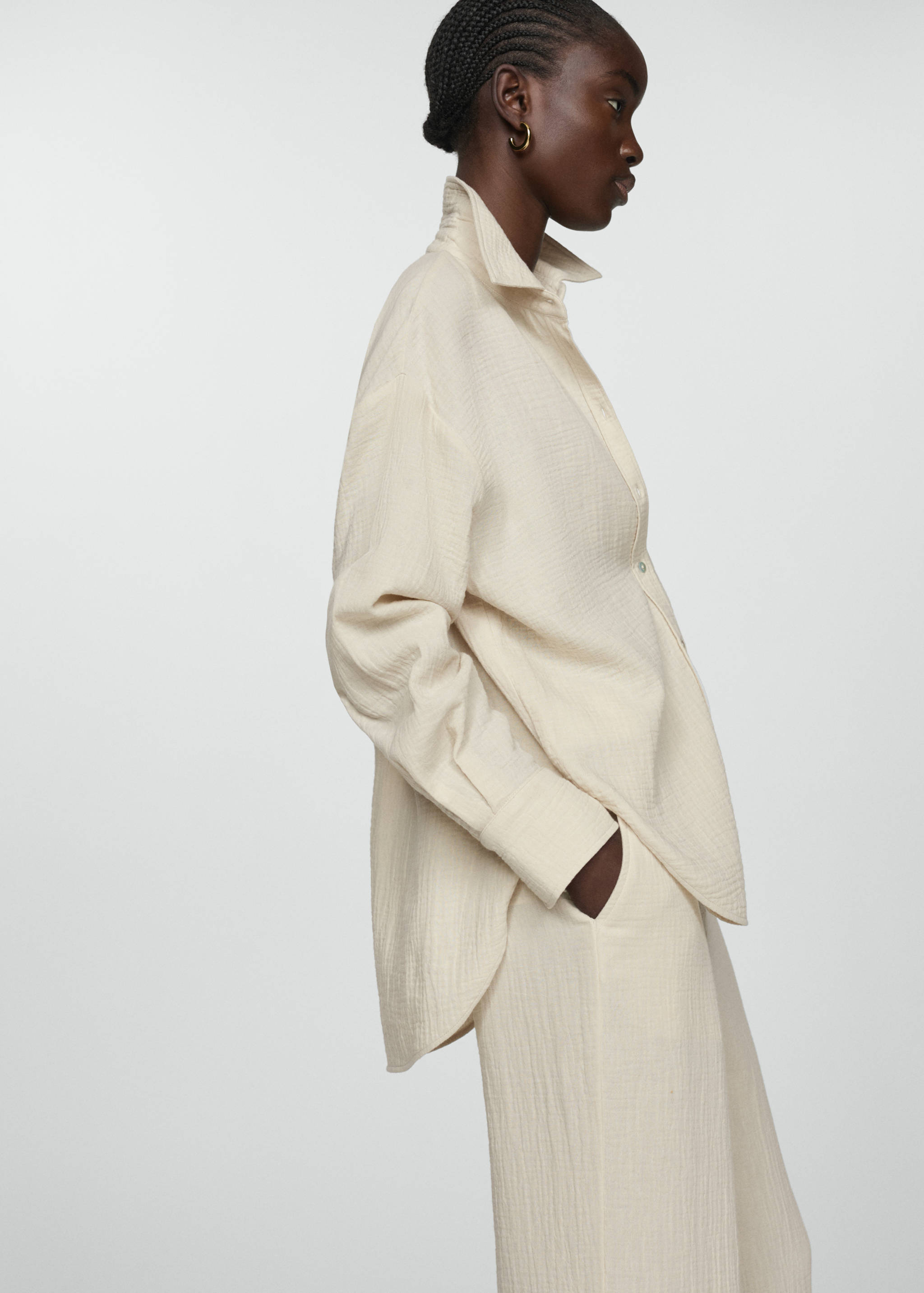 Camisa algodão bolso - Pormenor do artigo 6